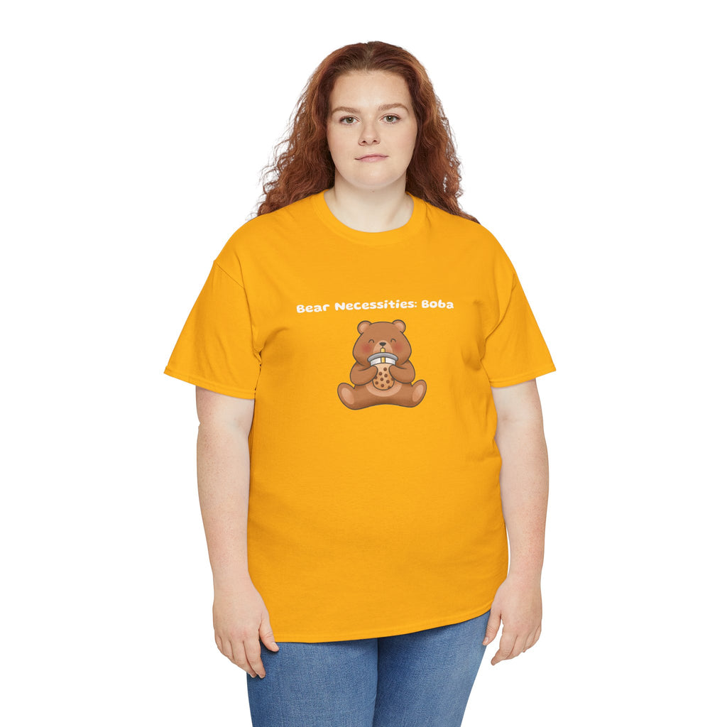 Bear Necessities: Boba Tee — Cute Bubble Tea Bear Graphic T-Shirt