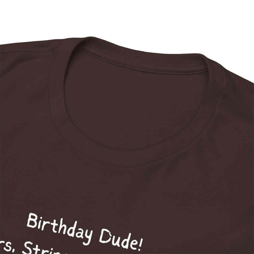 Birthday Dude! Stars, Stripes & Skate Vibes Tee