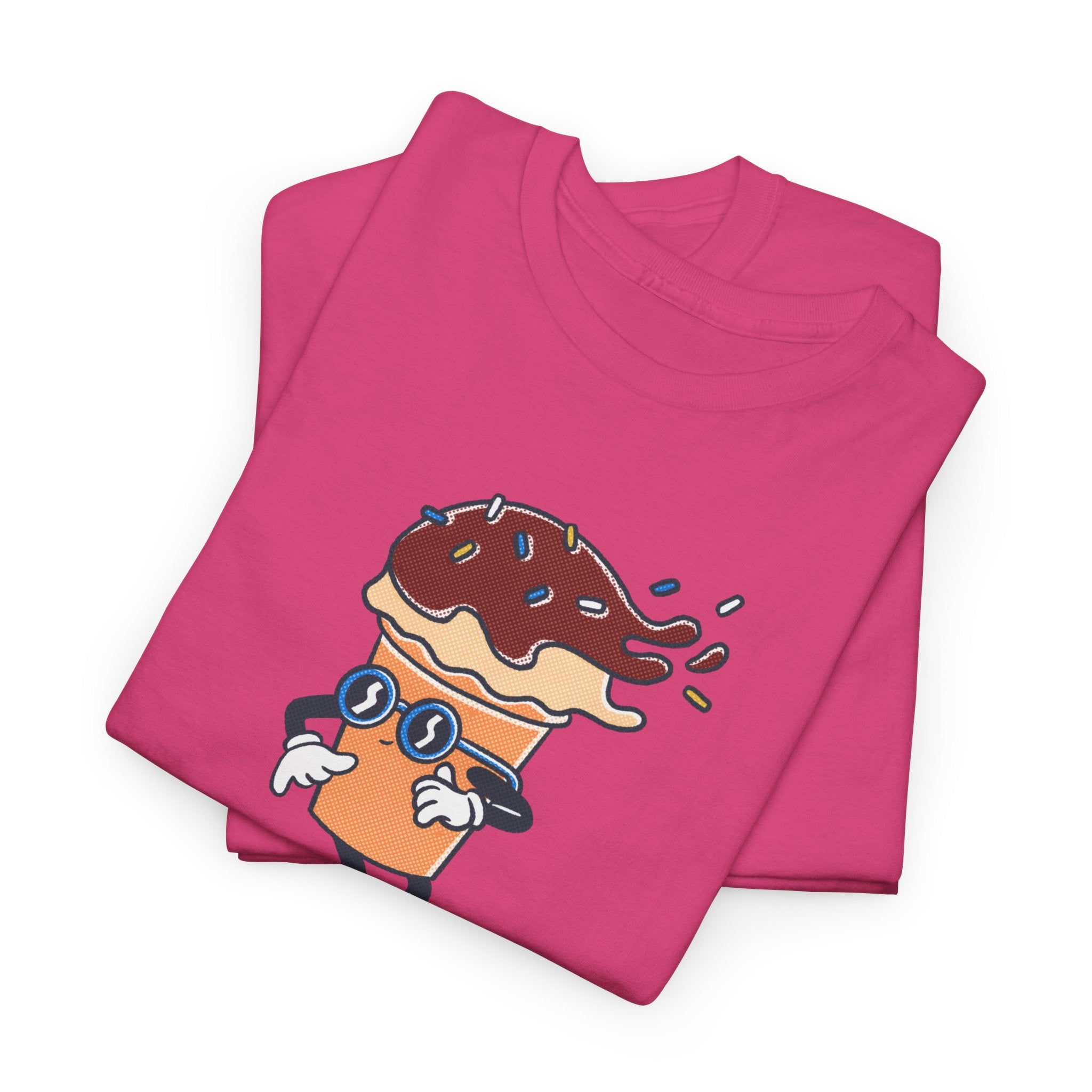 Donut Skateboard Cartoon Tee — "Can’t Stop Me" Graphic T-Shirt