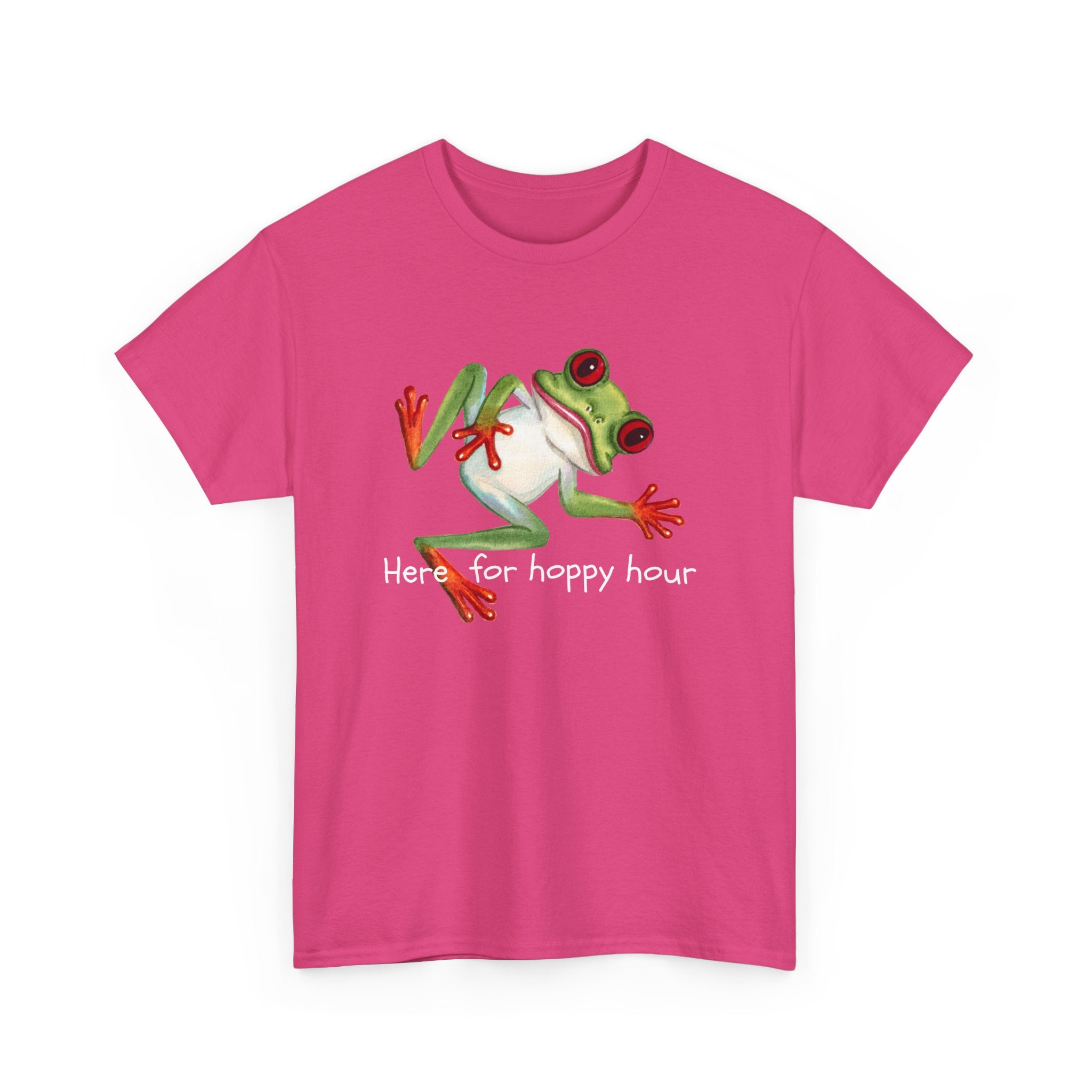 Red-Eyed Tree Frog Graphic Tee — Cute Tropical Frog Shirt for Nature Lovers
