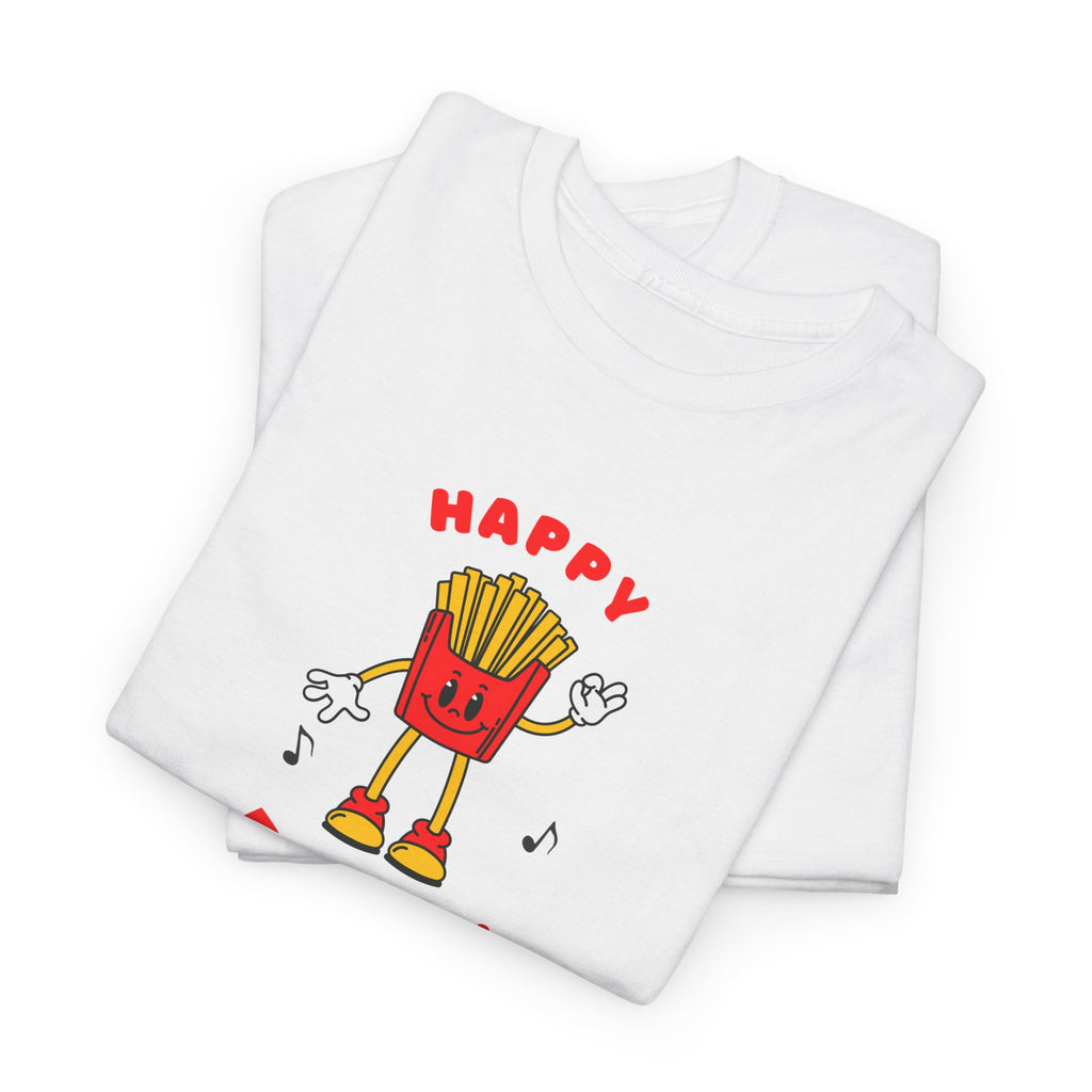 Happy Fry-Day T-Shirt — Cute Dancing Fries Graphic Tee