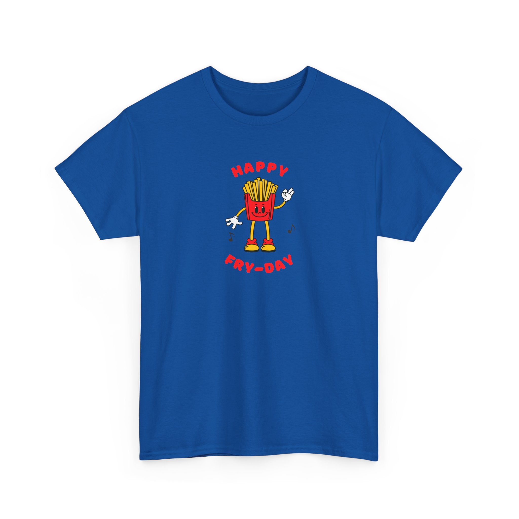 Happy Fry-Day T-Shirt — Cute Dancing Fries Graphic Tee