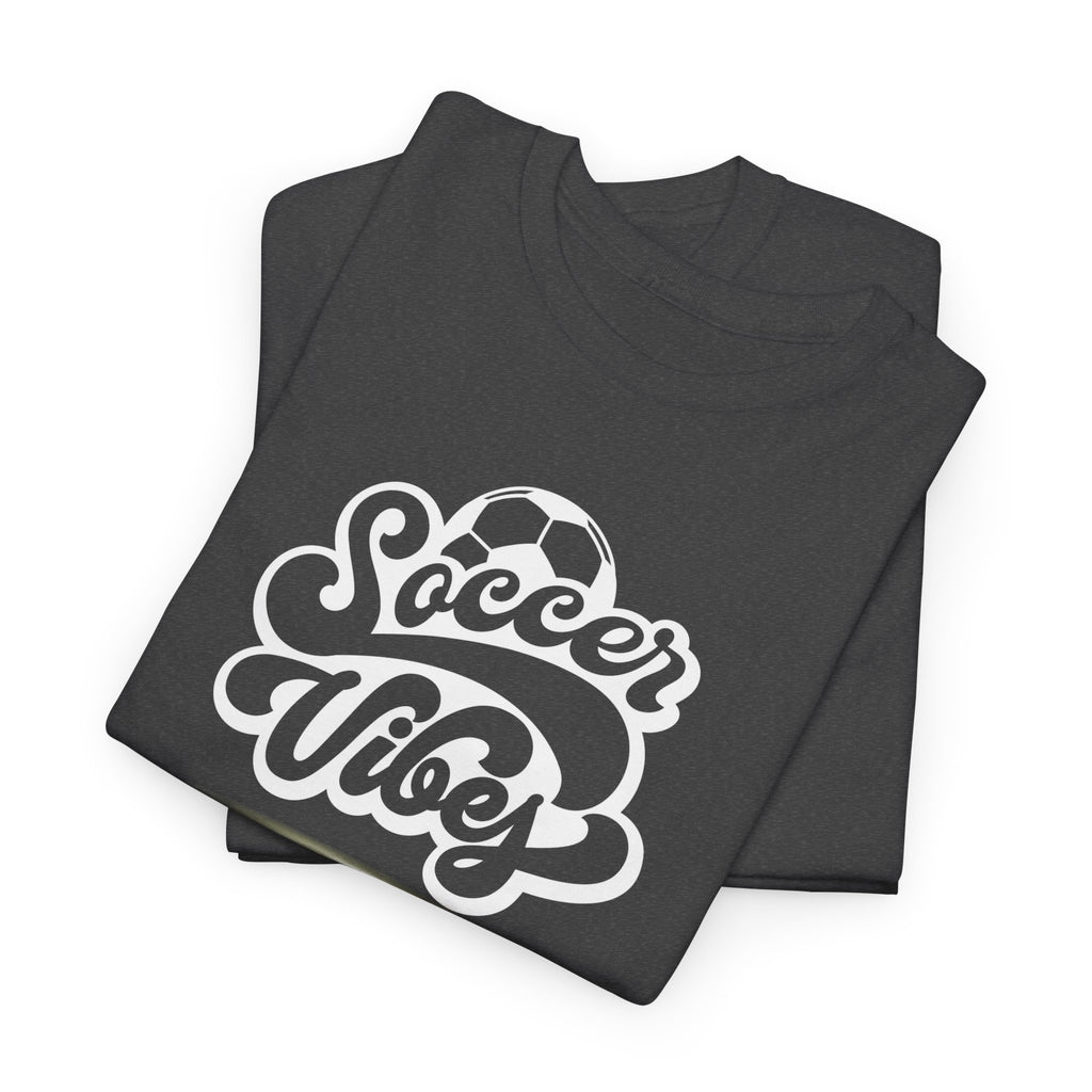 Soccer Vibes T-Shirt — Retro Script Soccer Tee