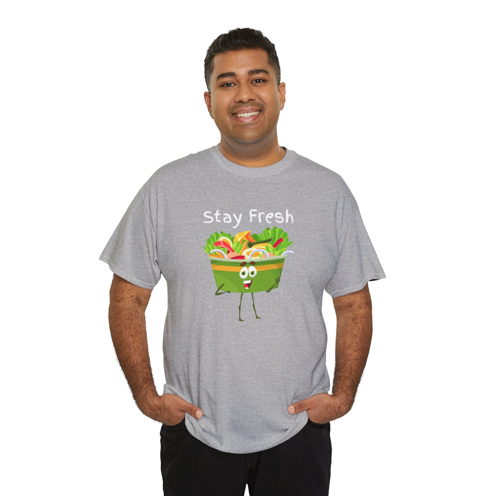 Stay Fresh Salad Tee – Cute Veggie Graphic T-Shirt