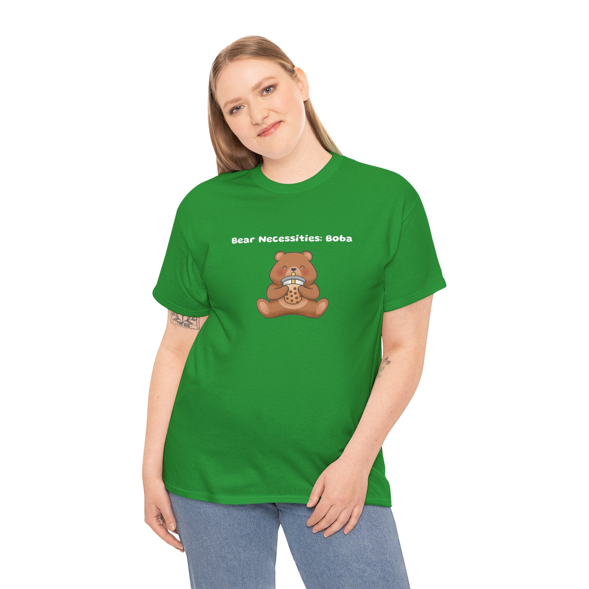 Bear Necessities: Boba Tee — Cute Bubble Tea Bear Graphic T-Shirt