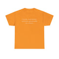 Funny Whiskey Tee — "Careful... I sip whiskey and make questionable eye contact" T-Shirt