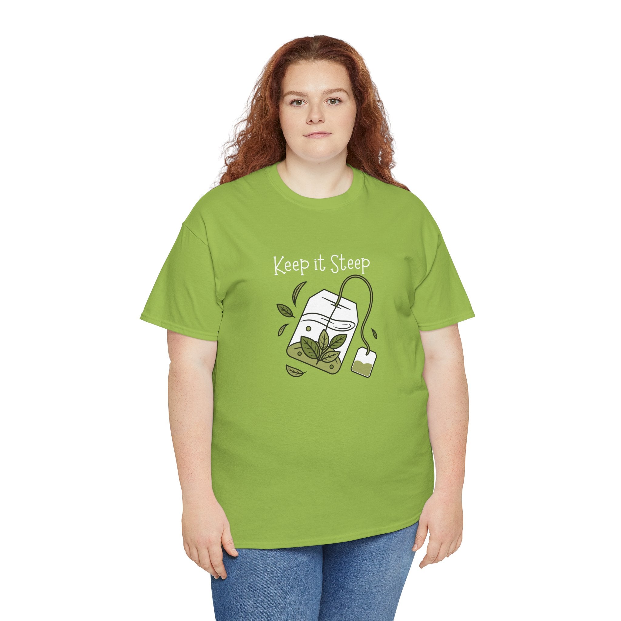 Keep It Steep Tea T-Shirt — Cute Tea Bag Graphic Tee for Tea Lovers