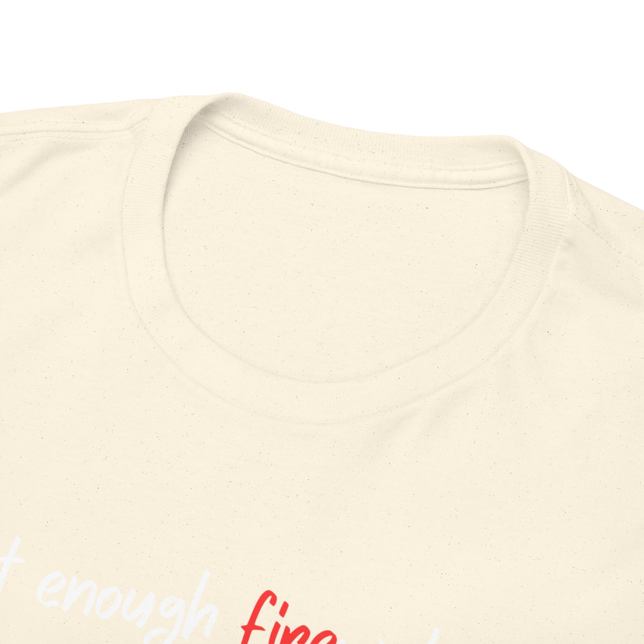 T-Shirt — Minimal 'fine' Chest Embroidered Graphic Tee