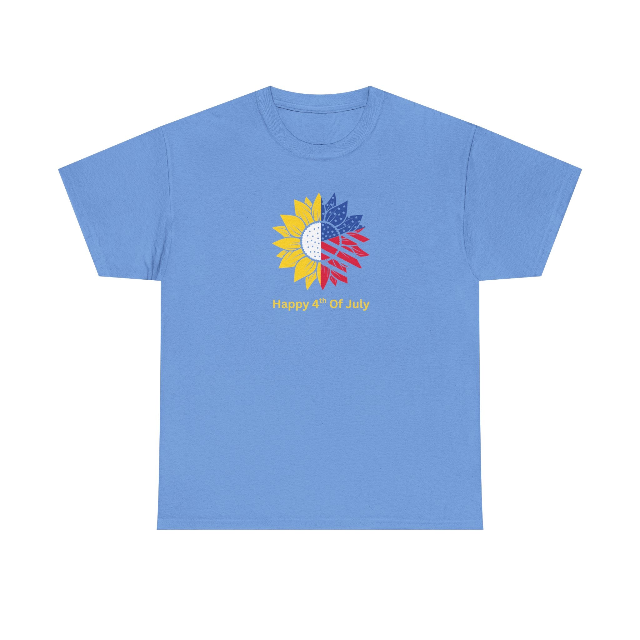 Sunflower USA T-Shirt – "Home of Hope" Patriotic Floral Tee