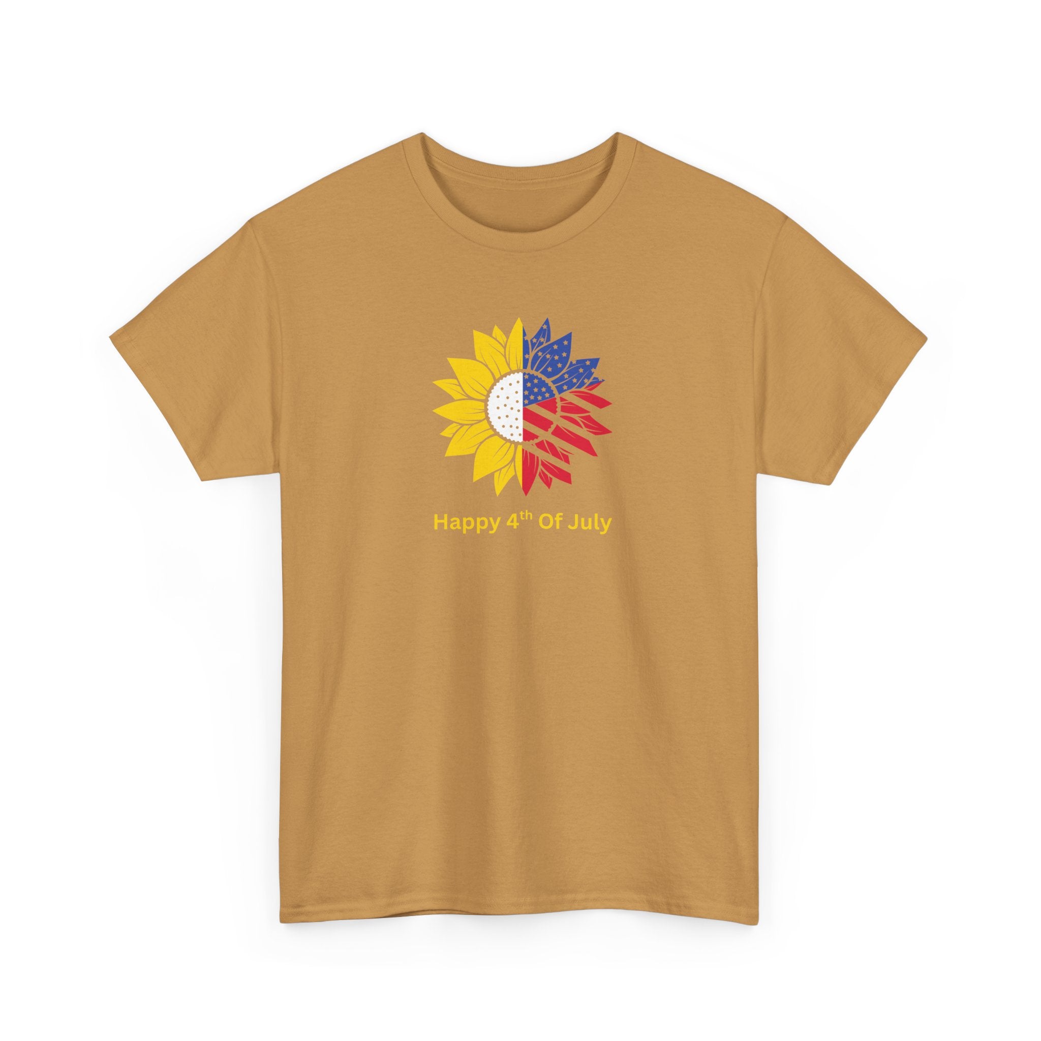 Sunflower USA T-Shirt – "Home of Hope" Patriotic Floral Tee