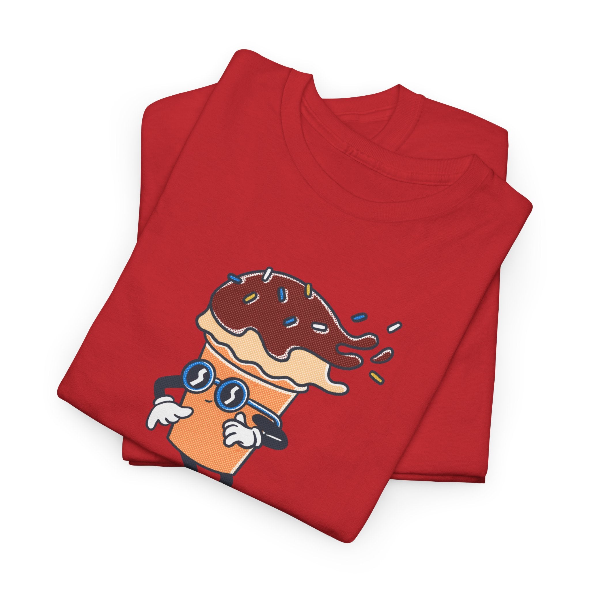 Donut Skateboard Cartoon Tee — "Can’t Stop Me" Graphic T-Shirt