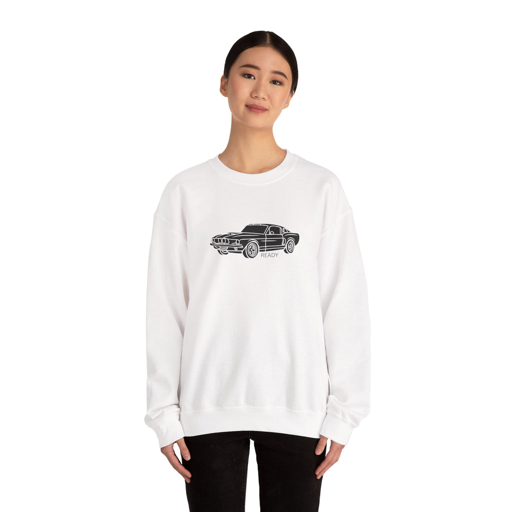 Classic Mustang Outline Crewneck Sweatshirt
