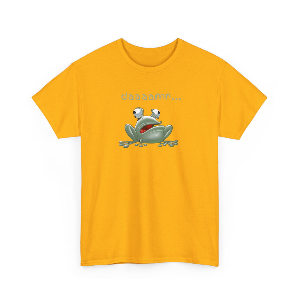 Frog "daaaamn..." T-Shirt — Funny Relaxed Frog Graphic Tee