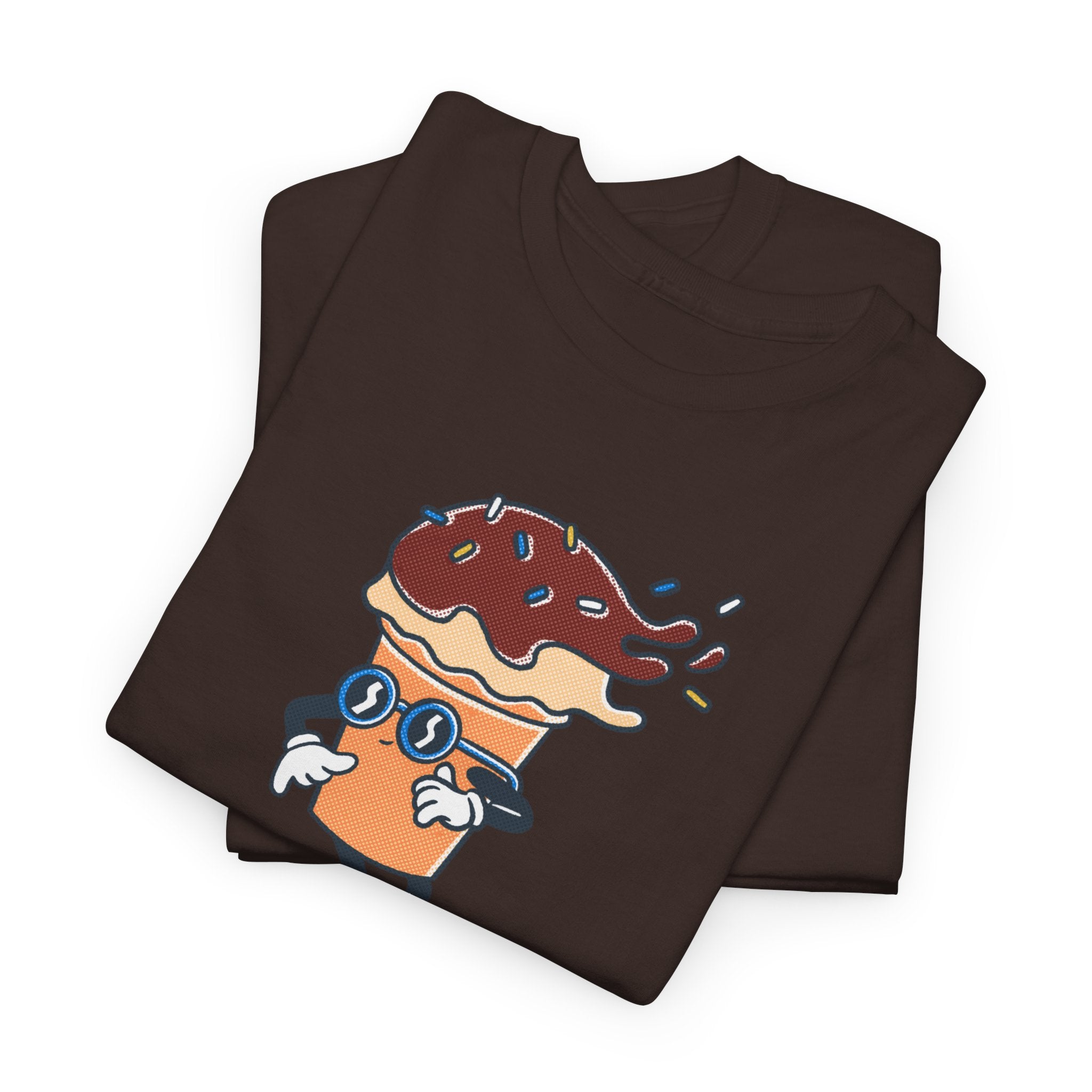 Donut Skateboard Cartoon Tee — "Can’t Stop Me" Graphic T-Shirt