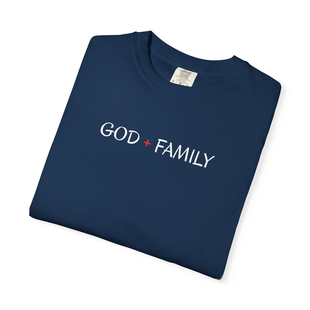 God Family T-Shirt — Faith & Family Garment-Dyed Tee