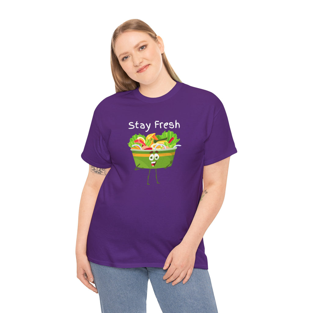 Stay Fresh Salad Tee – Cute Veggie Graphic T-Shirt
