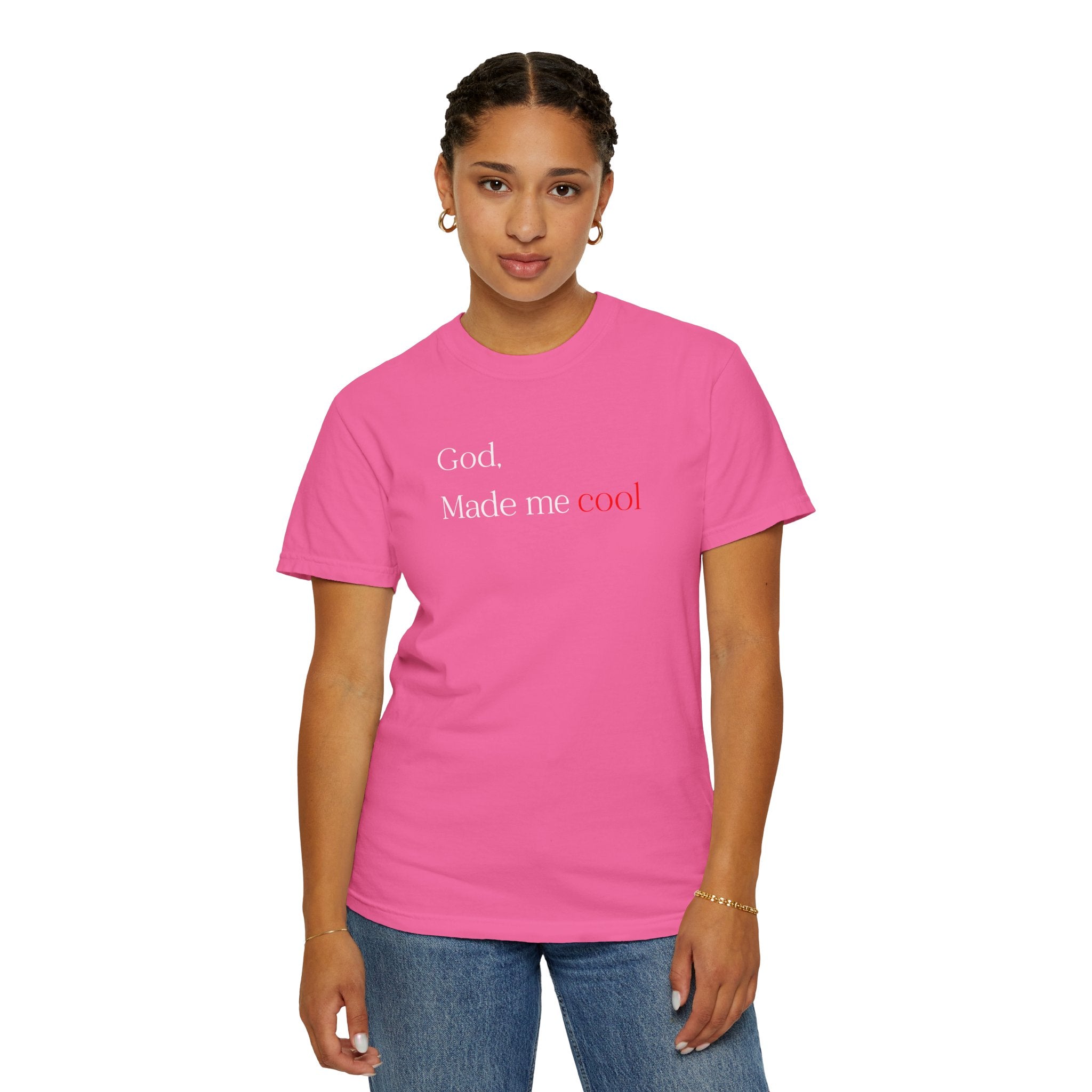 God Made Me Cool T-Shirt — Christian Inspirational Tee