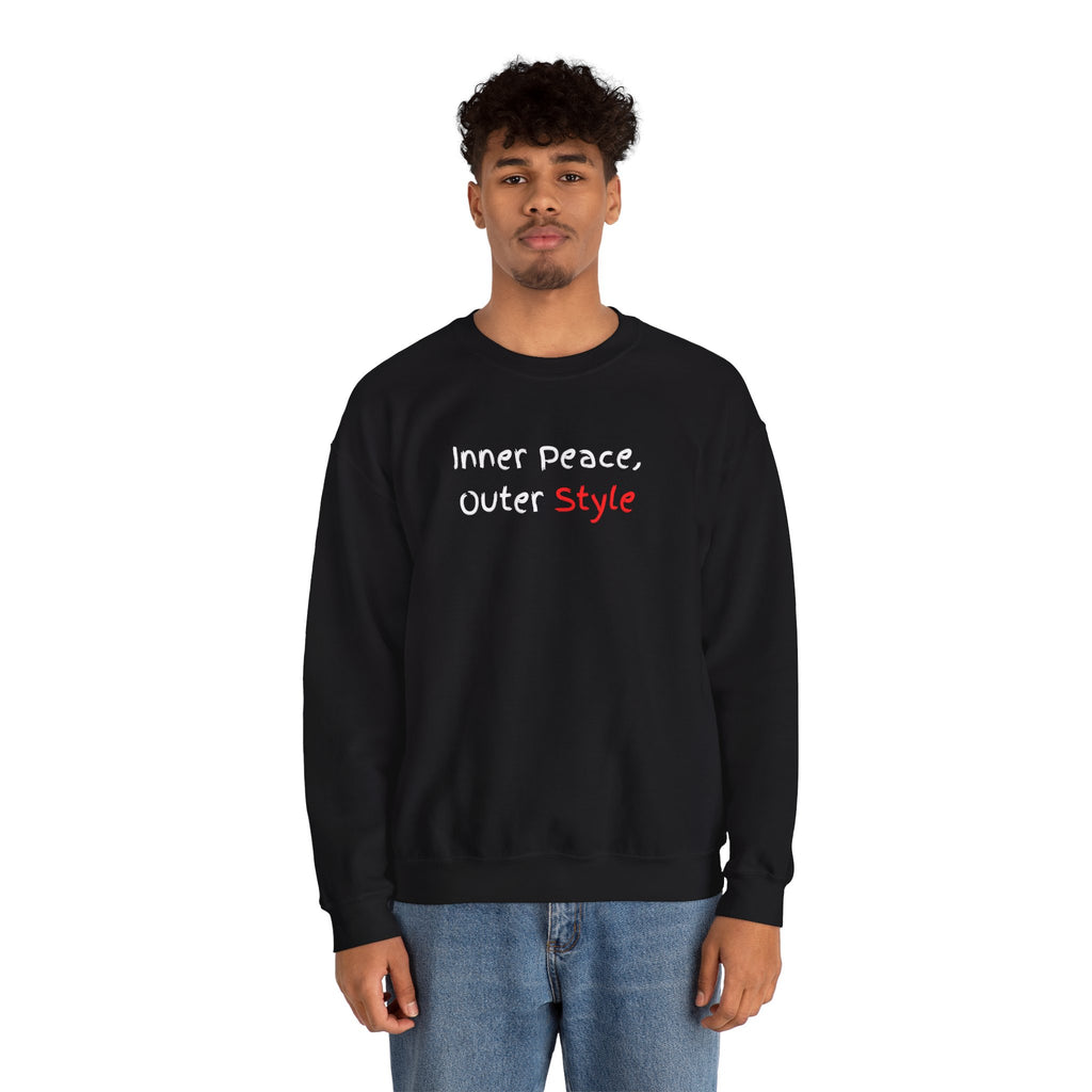 Crewneck Sweatshirt "Style" Minimalist Pink Script – Casual Everyday Fashion