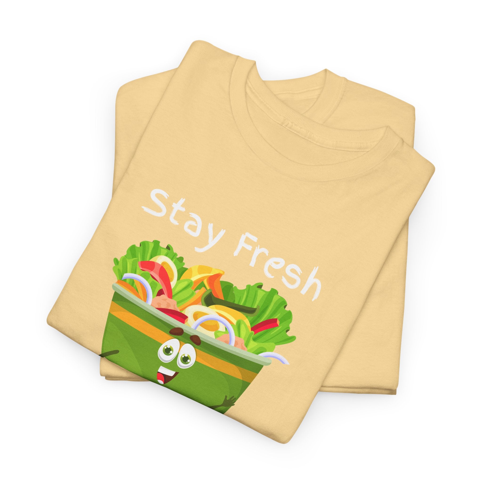 Stay Fresh Salad Tee – Cute Veggie Graphic T-Shirt