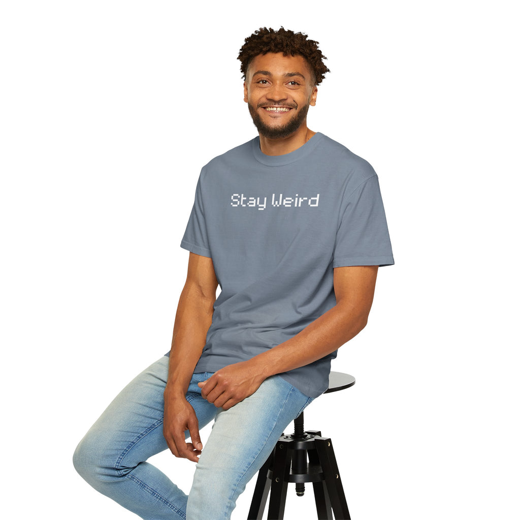 Comfort colors 1717 Template 1768690664958-Stay-Weird-white