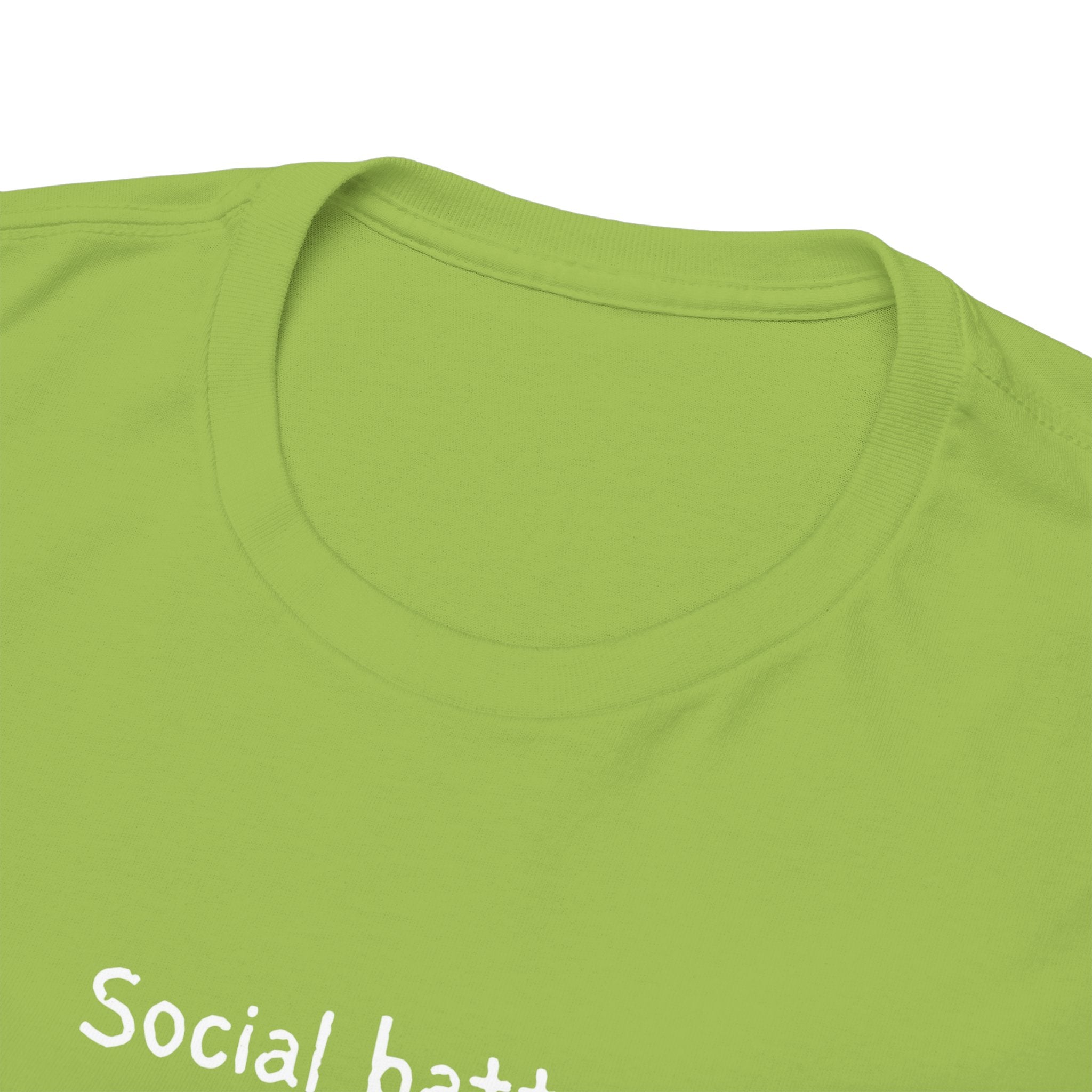 Social Battery Permanently Low Tee — Introvert Humor Cotton T-Shirt