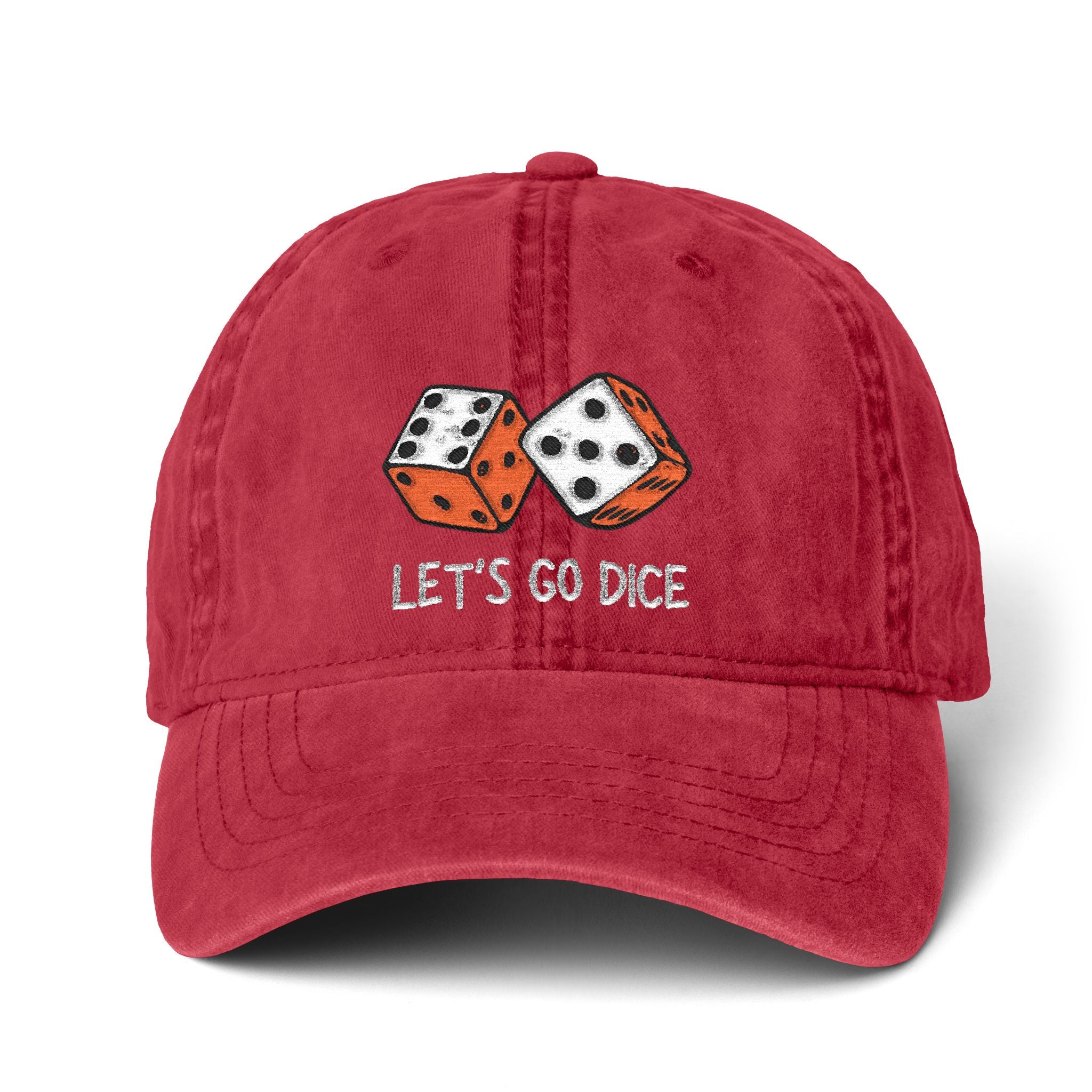Women's Pigment-Dyed Cap with Fashion Undervisor (Embroidery)