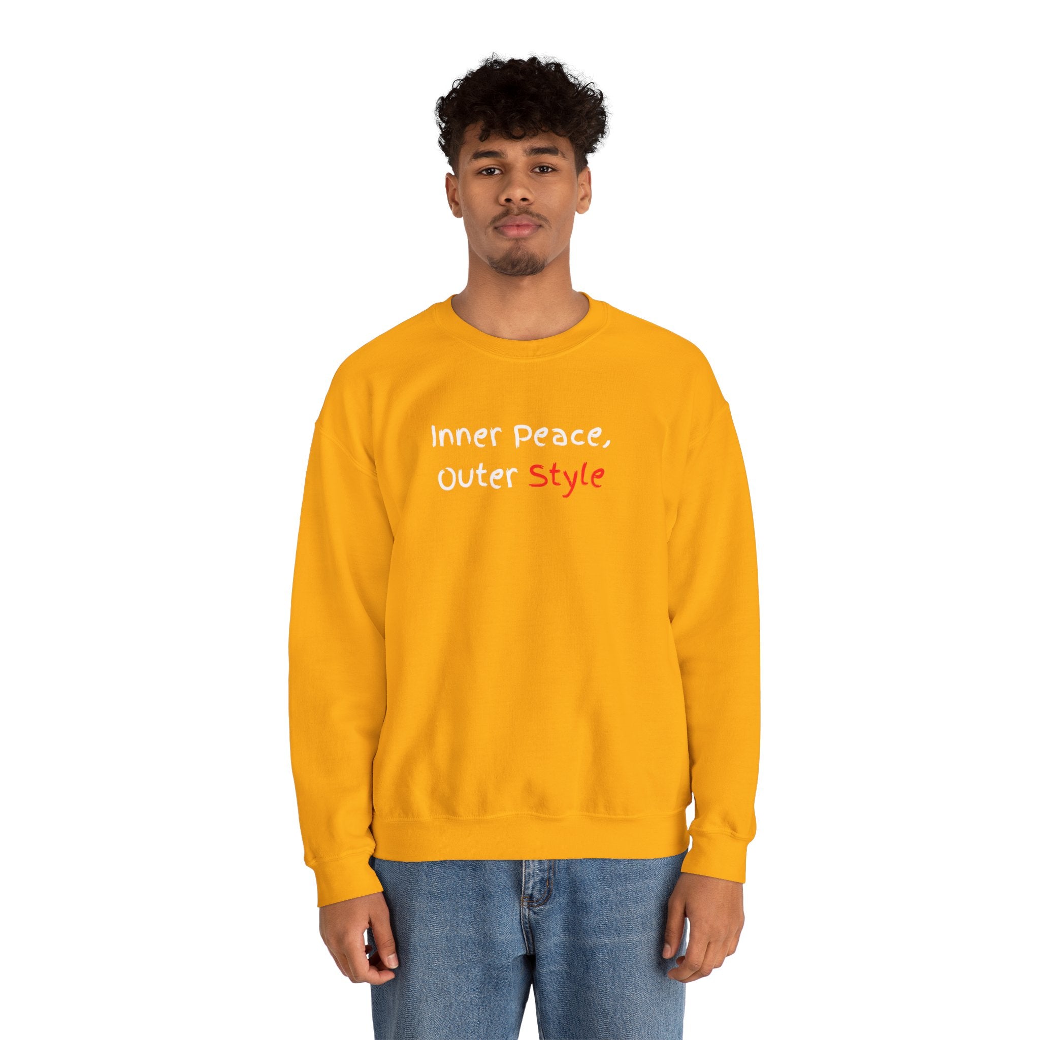 Crewneck Sweatshirt "Style" Minimalist Pink Script – Casual Everyday Fashion