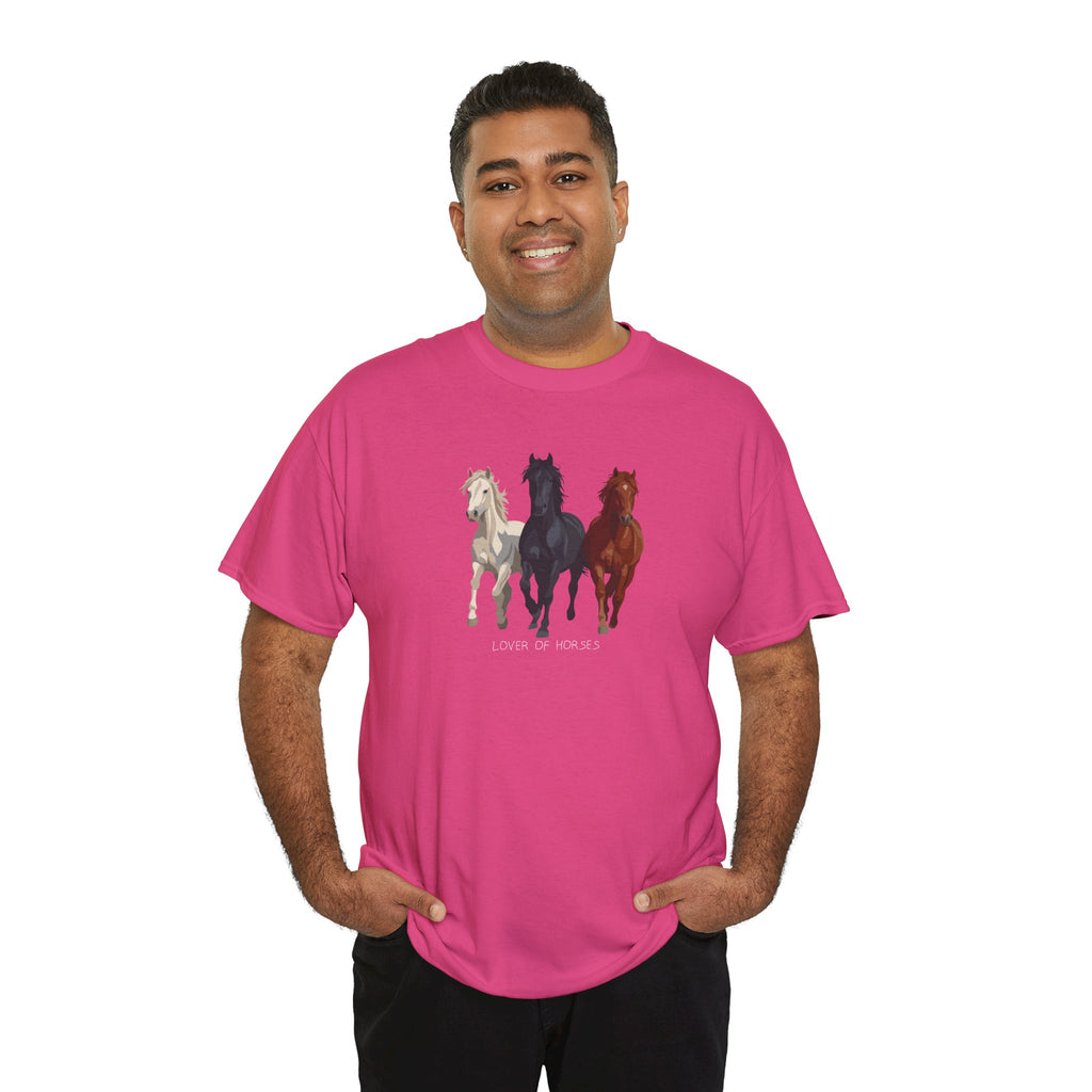 T-Shirt — Three Horses 'Love is Love' Pride Graphic Tee