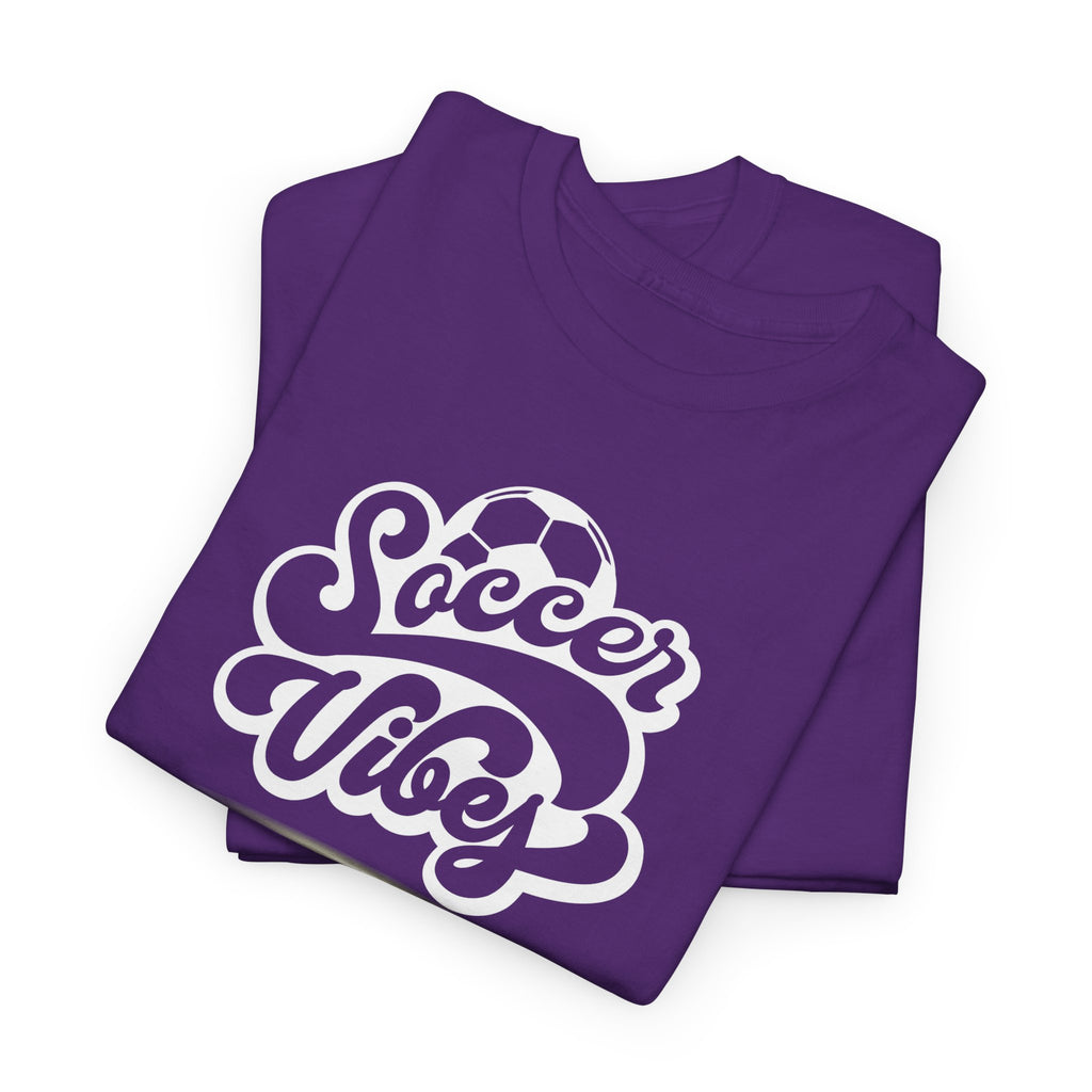 Soccer Vibes T-Shirt — Retro Script Soccer Tee