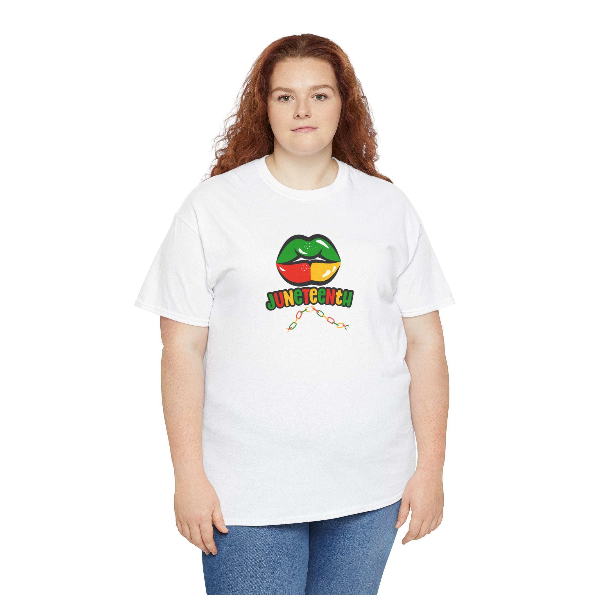 Juneteenth Lips Graphic Tee - Black History Celebration Shirt