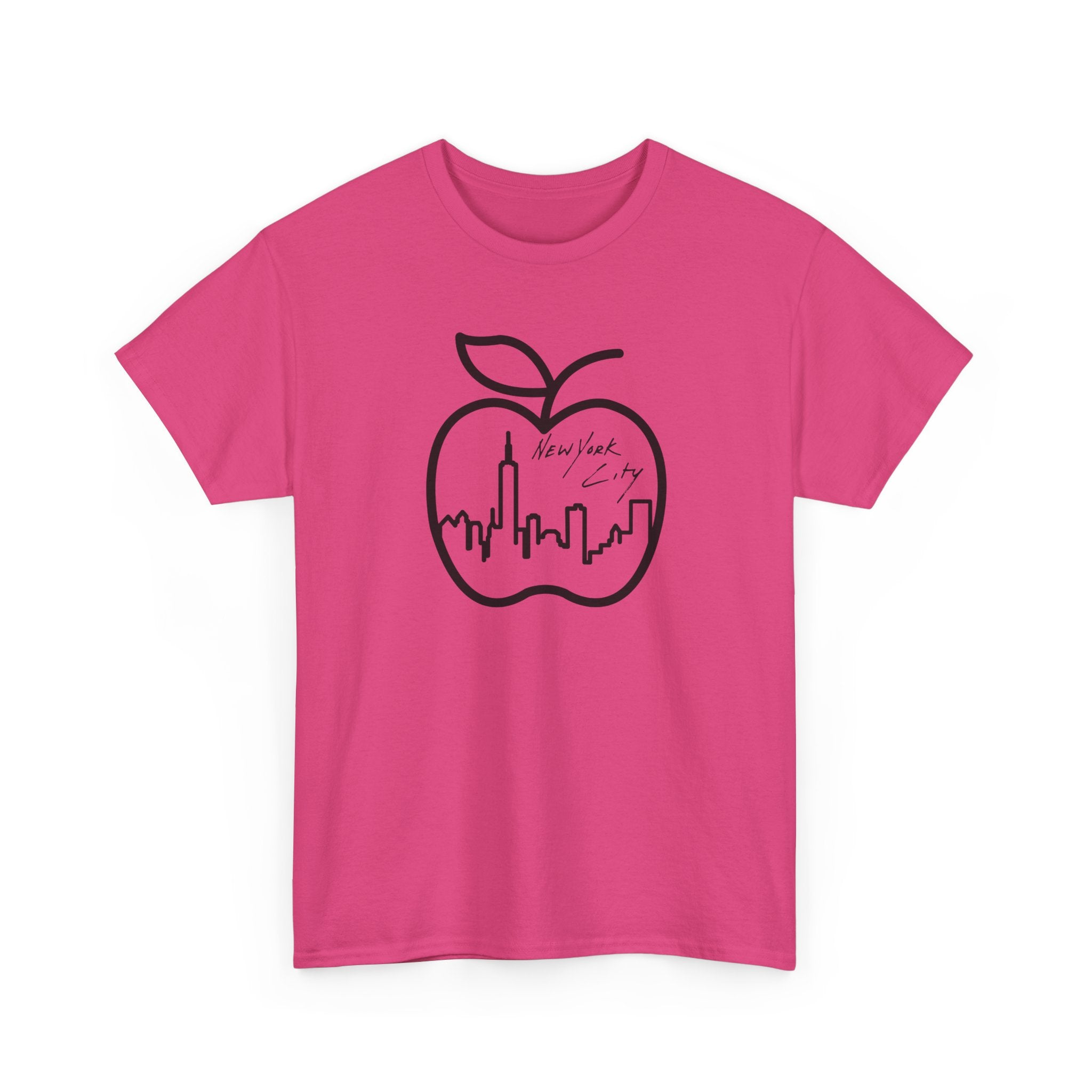 NYC Apple Skyline T‑Shirt — New York City Skyline Graphic Tee