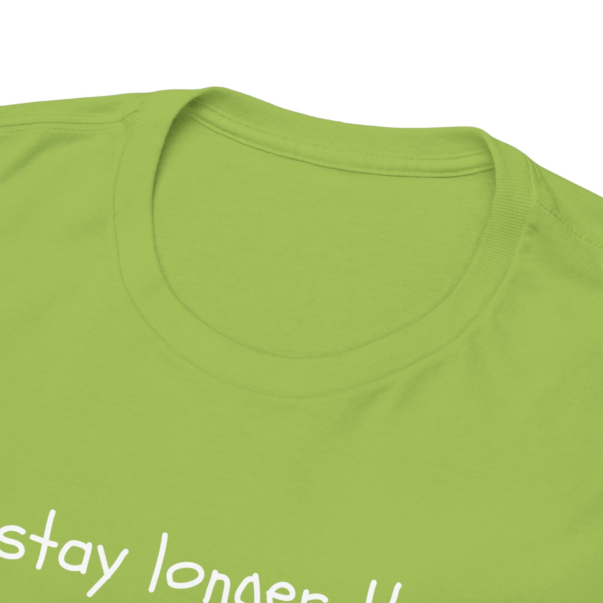If I Stay Longer Than 15 Minutes It's a Vibe Tee — Funny Casual Graphic T-Shirt