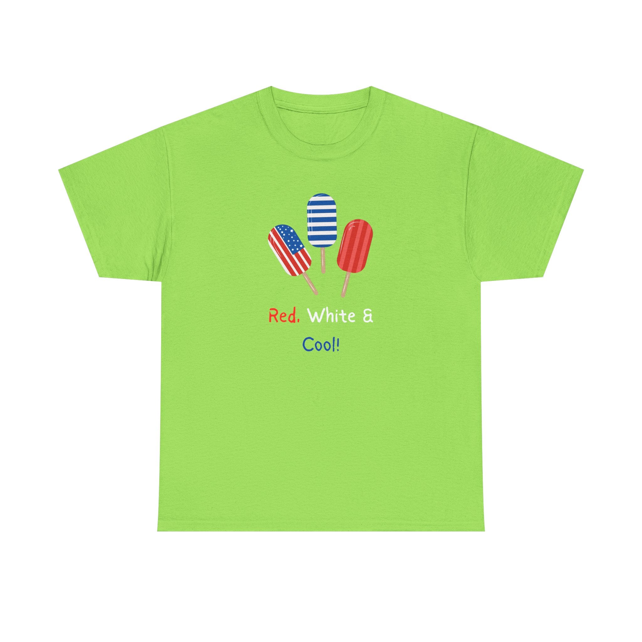 Patriotic Popsicle Tee – "Red, White & Cool" 4th of July T-Shirt