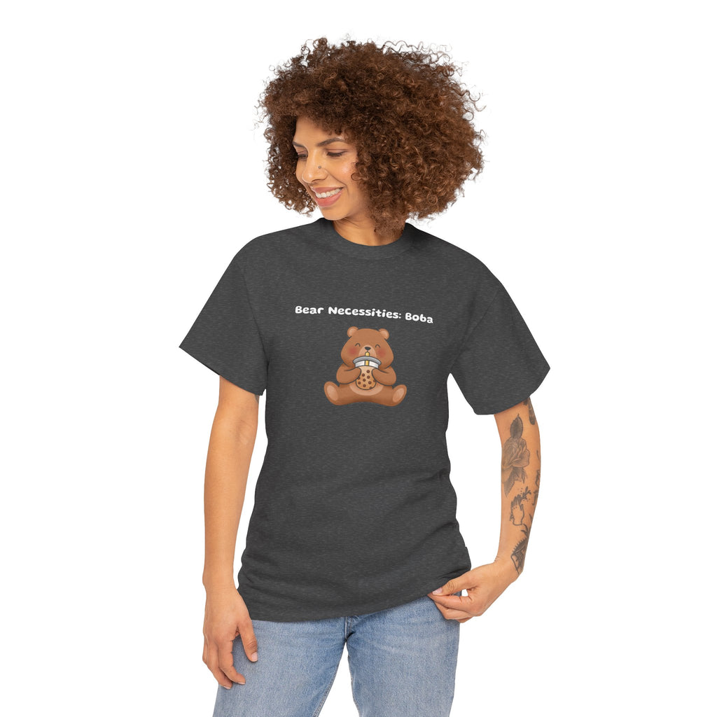 Bear Necessities: Boba Tee — Cute Bubble Tea Bear Graphic T-Shirt