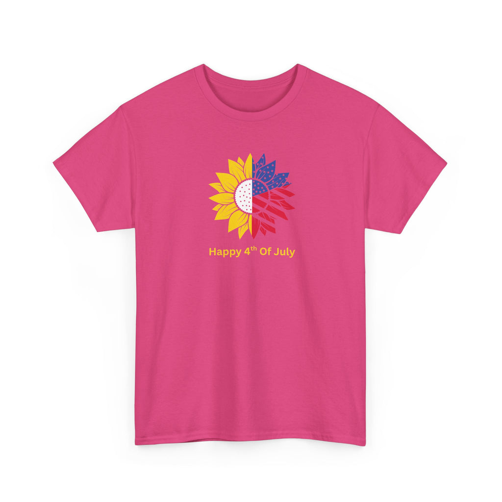 Sunflower USA T-Shirt – "Home of Hope" Patriotic Floral Tee