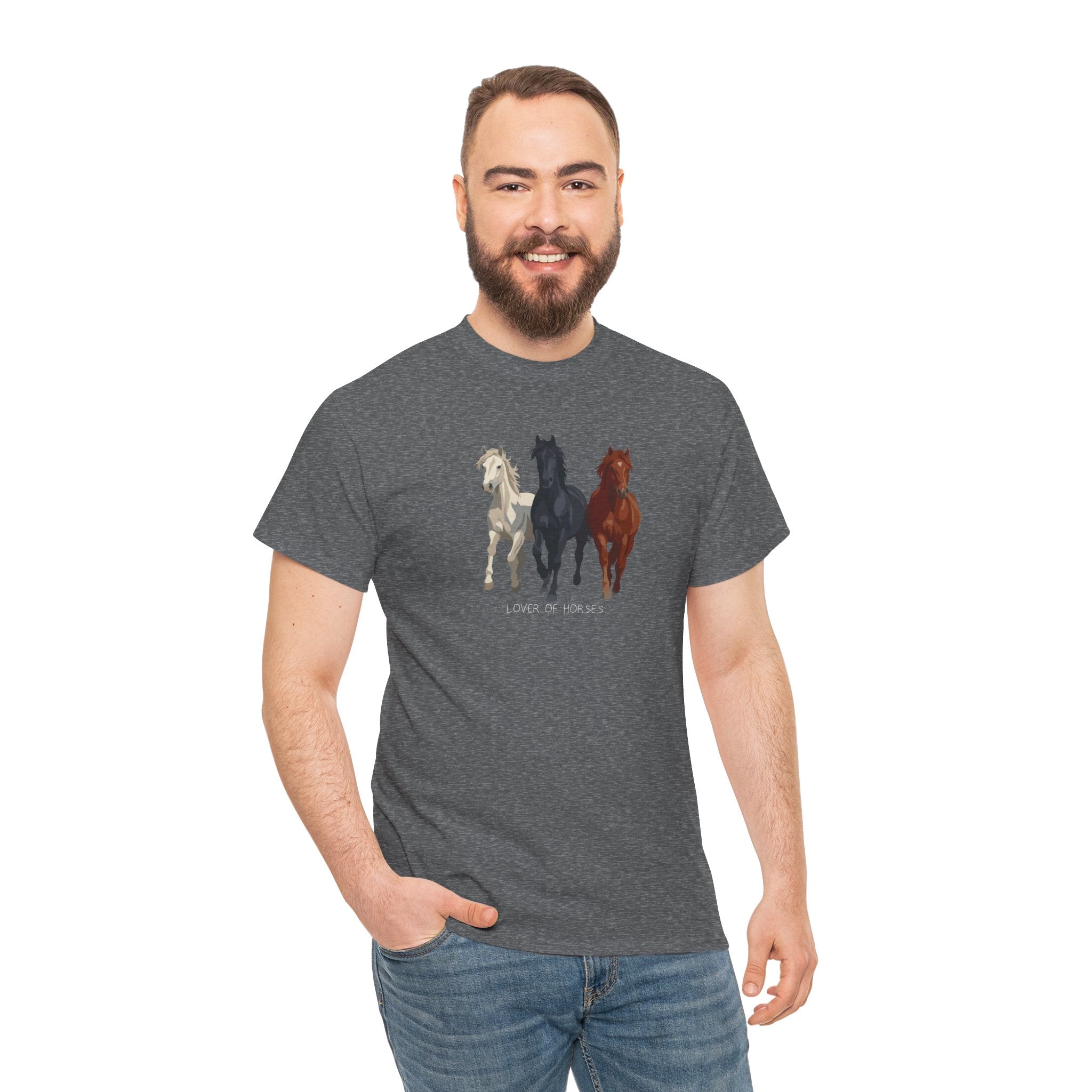 T-Shirt — Three Horses 'Love is Love' Pride Graphic Tee