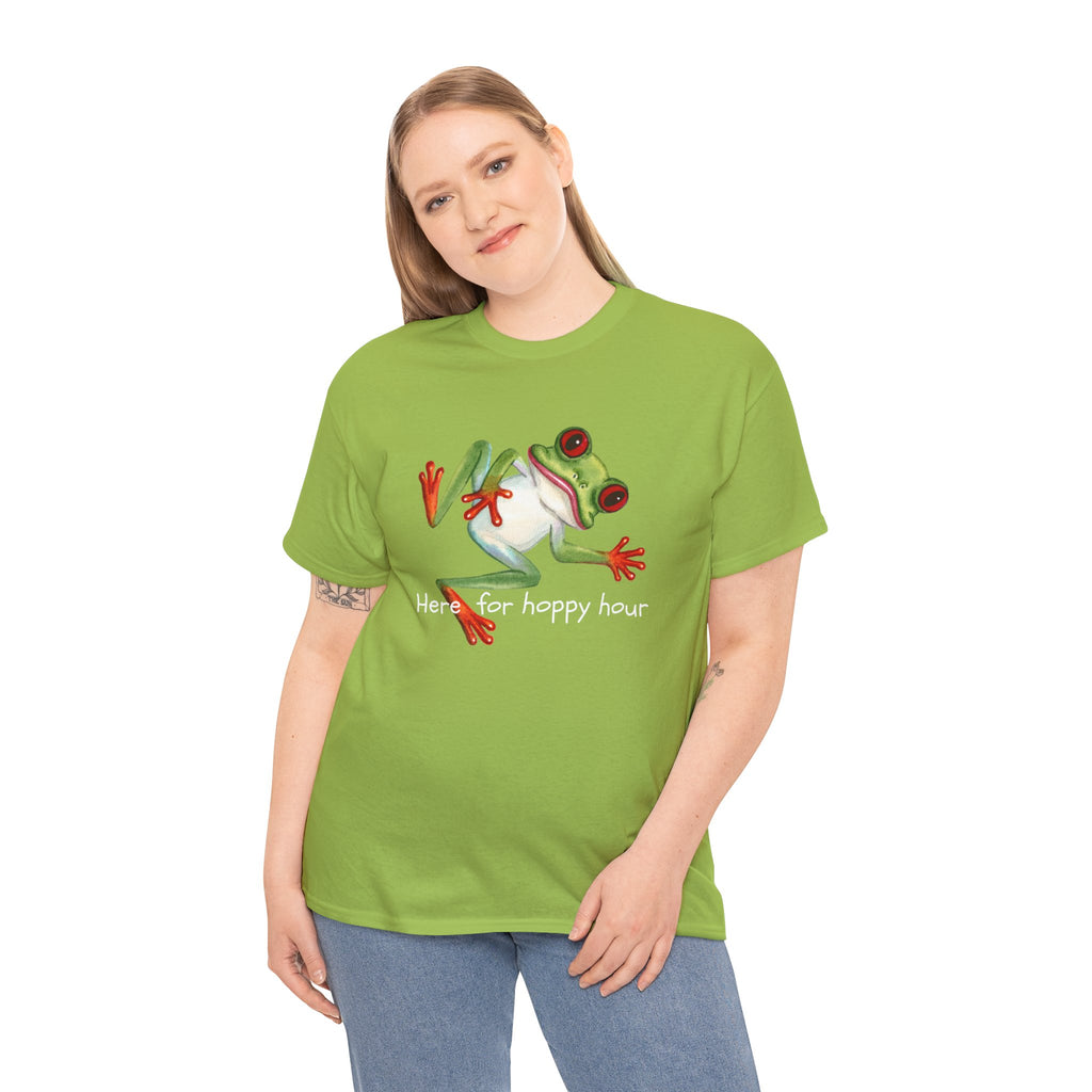 Red-Eyed Tree Frog Graphic Tee — Cute Tropical Frog Shirt for Nature Lovers