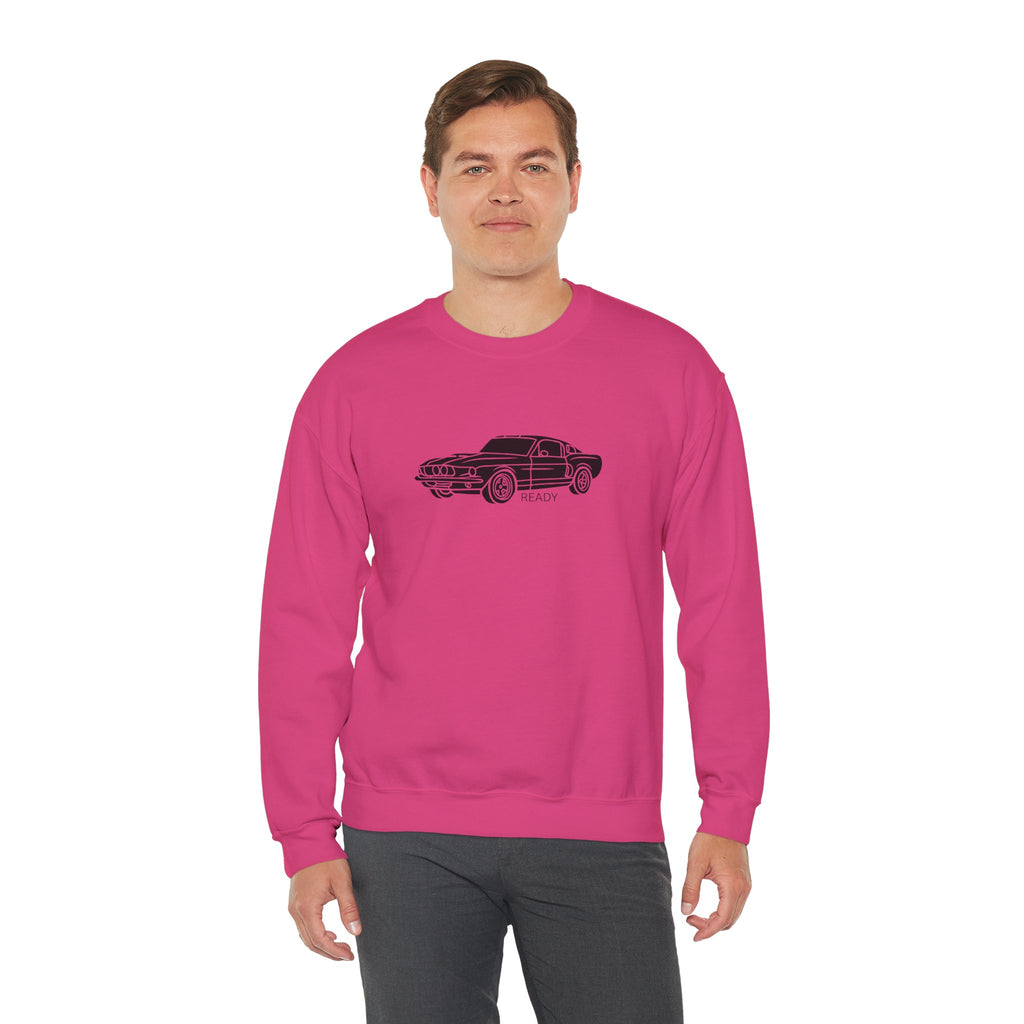 Classic Mustang Outline Crewneck Sweatshirt