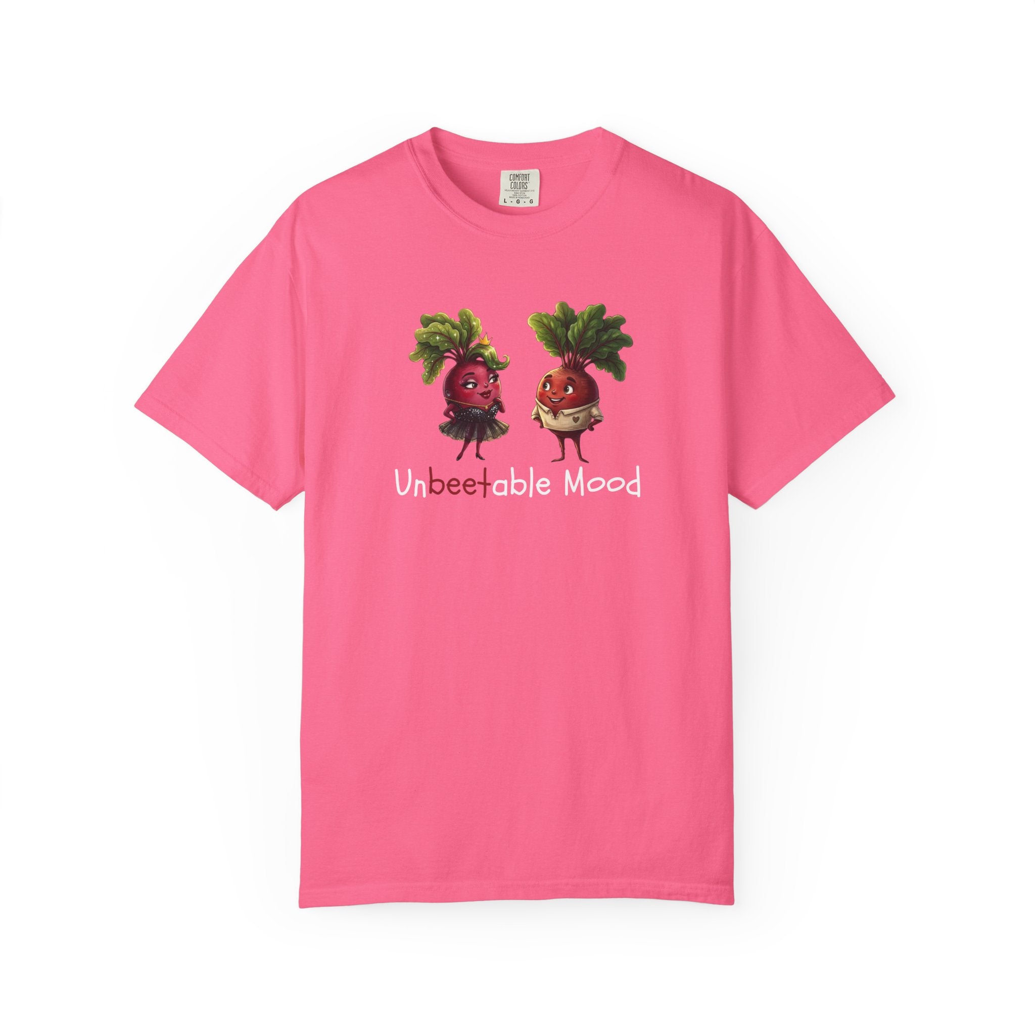 Unbeetable Mood T-Shirt — Cute Beet Characters Veggie Pun Tee