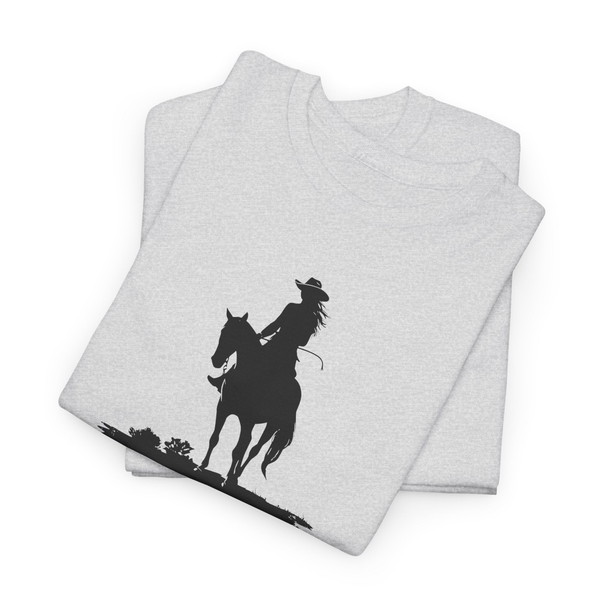 Cowboy Silhouette T‑Shirt — Lone Rider Graphic Tee