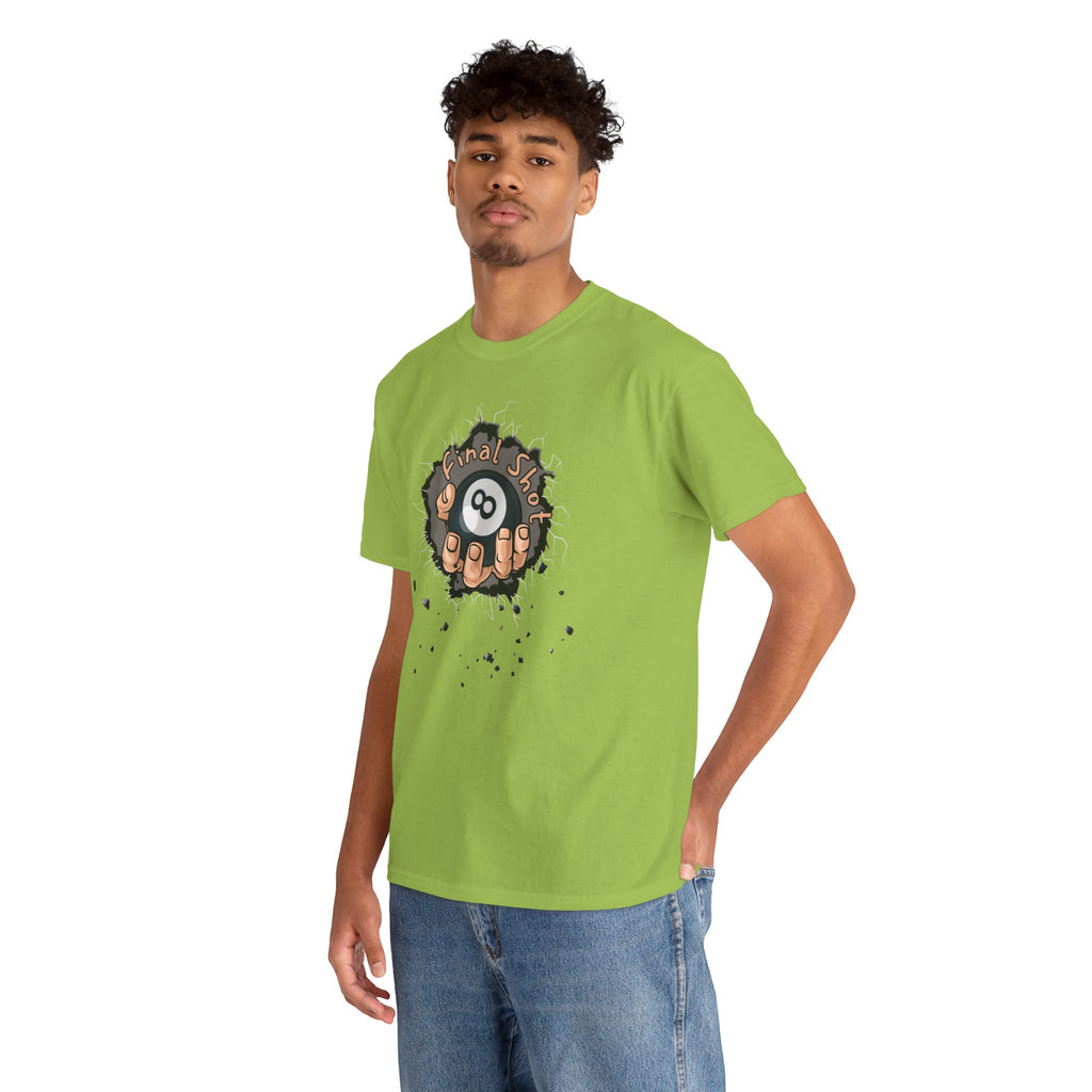 Eight Ball Pocket Tee — "Final Say" Billiards Graphic Shirt