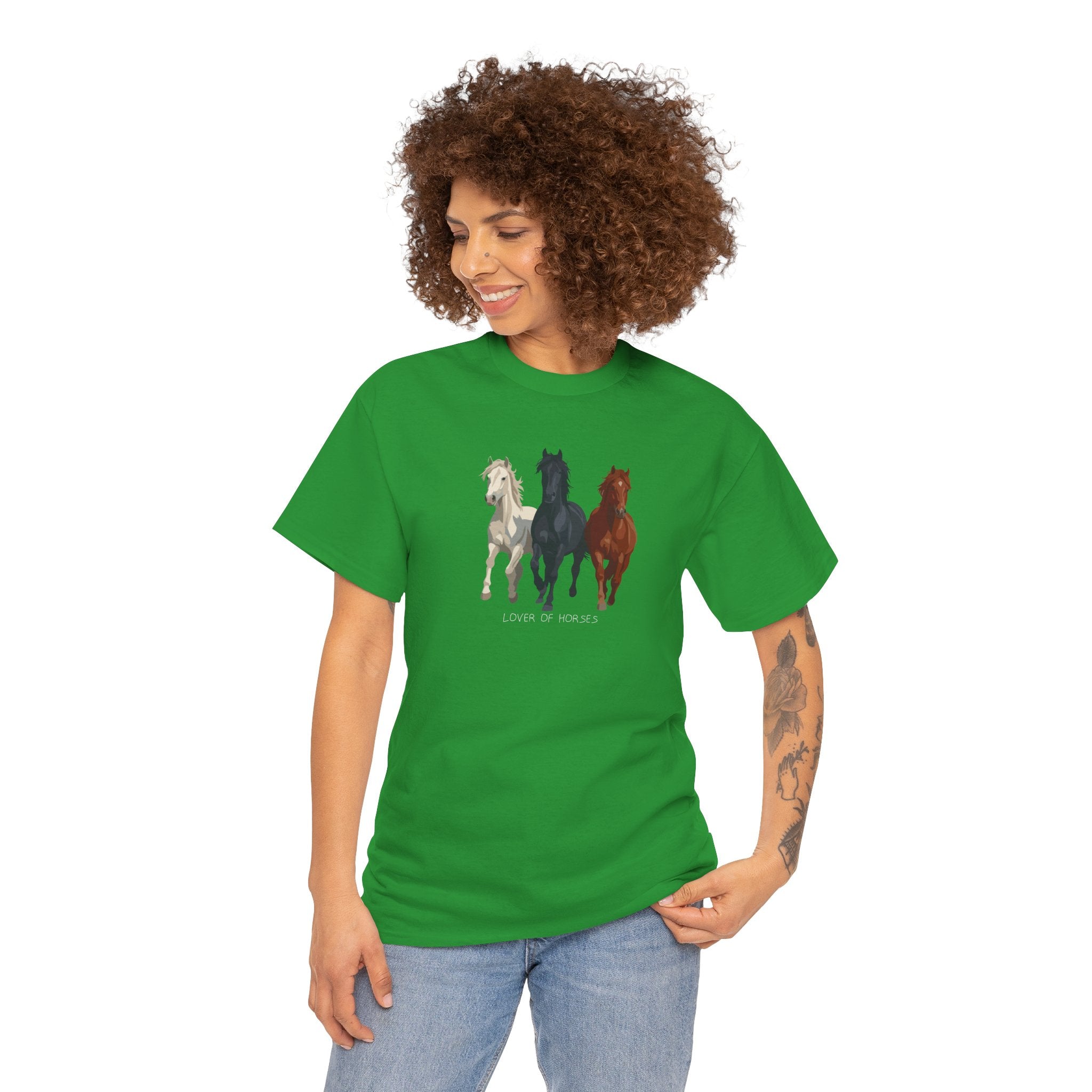 T-Shirt — Three Horses 'Love is Love' Pride Graphic Tee