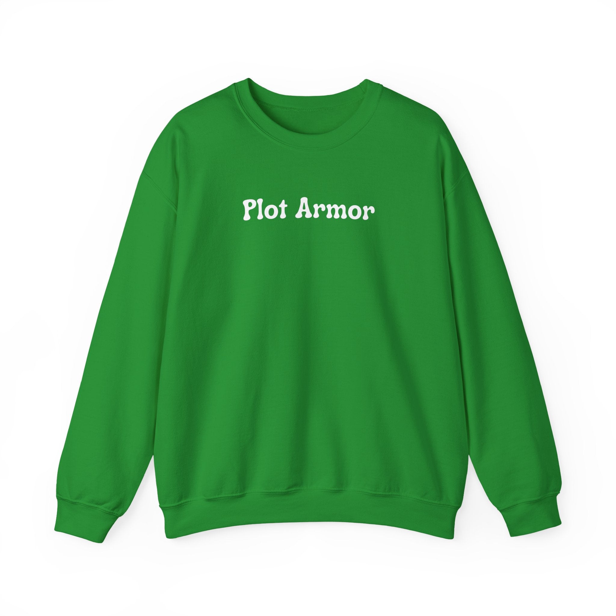 Plot Armor Sweatshirt — Funny Gamer RPG Crewneck for D&D & Roleplayers