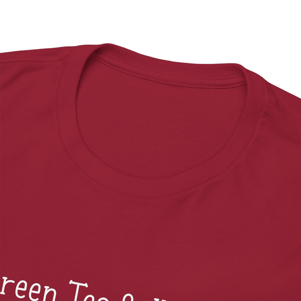 Green Tea & Honey Tee — Minimalist Tea Lover T-Shirt