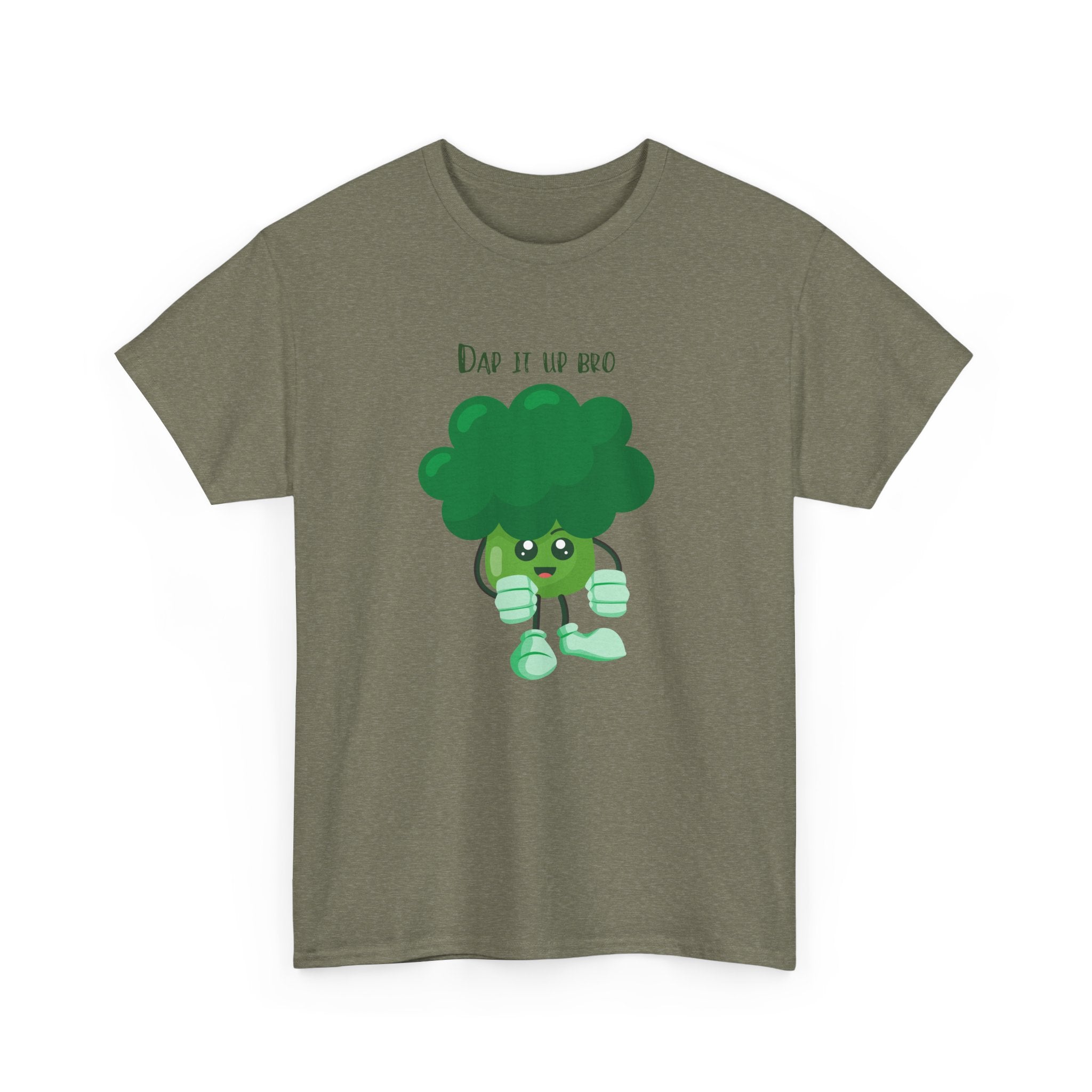 Broccoli Buddy T‑Shirt — Cute 'Eat Yo Veg' Veggie Graphic Tee