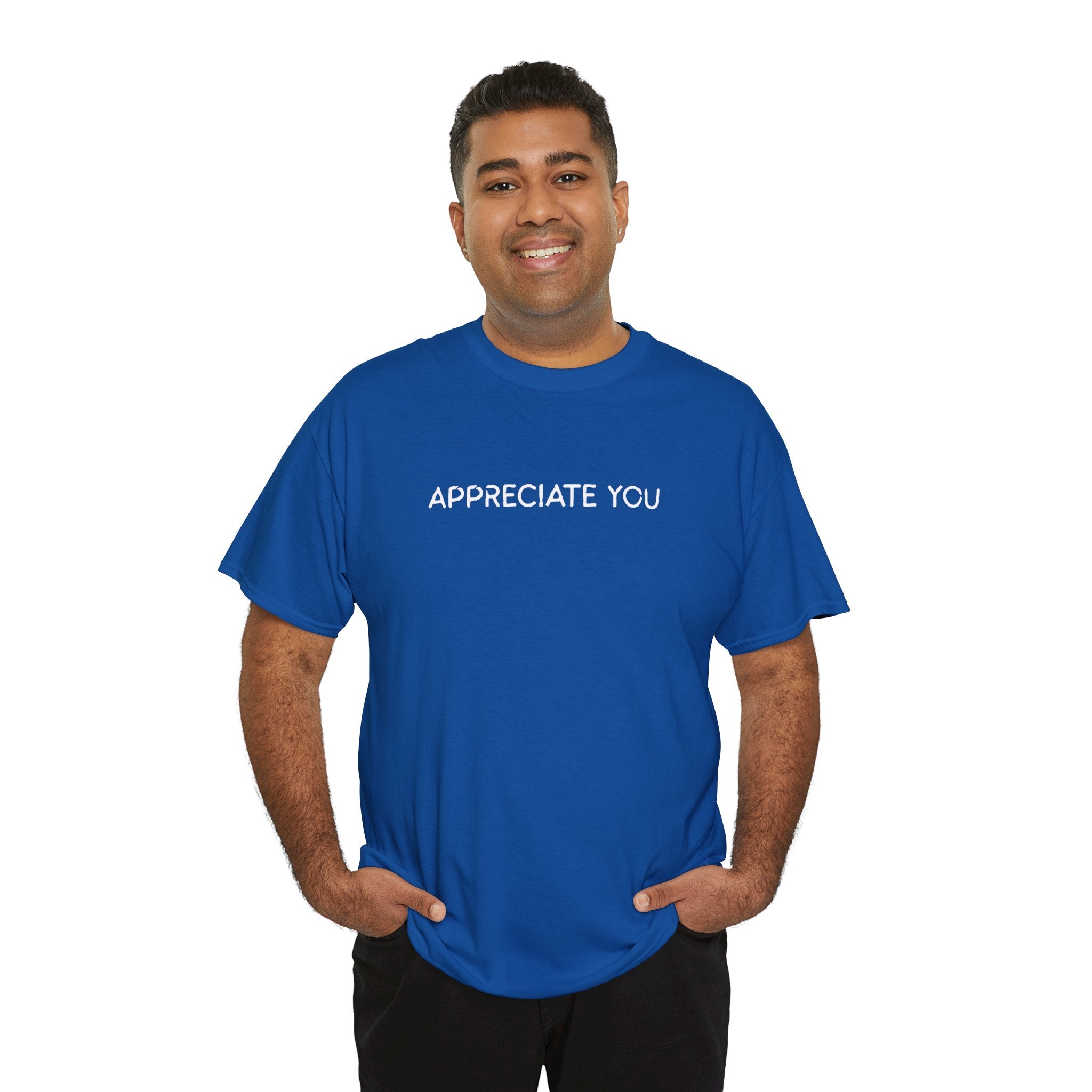 Appreciate You Tee — Minimalist Thank You Graphic T-Shirt