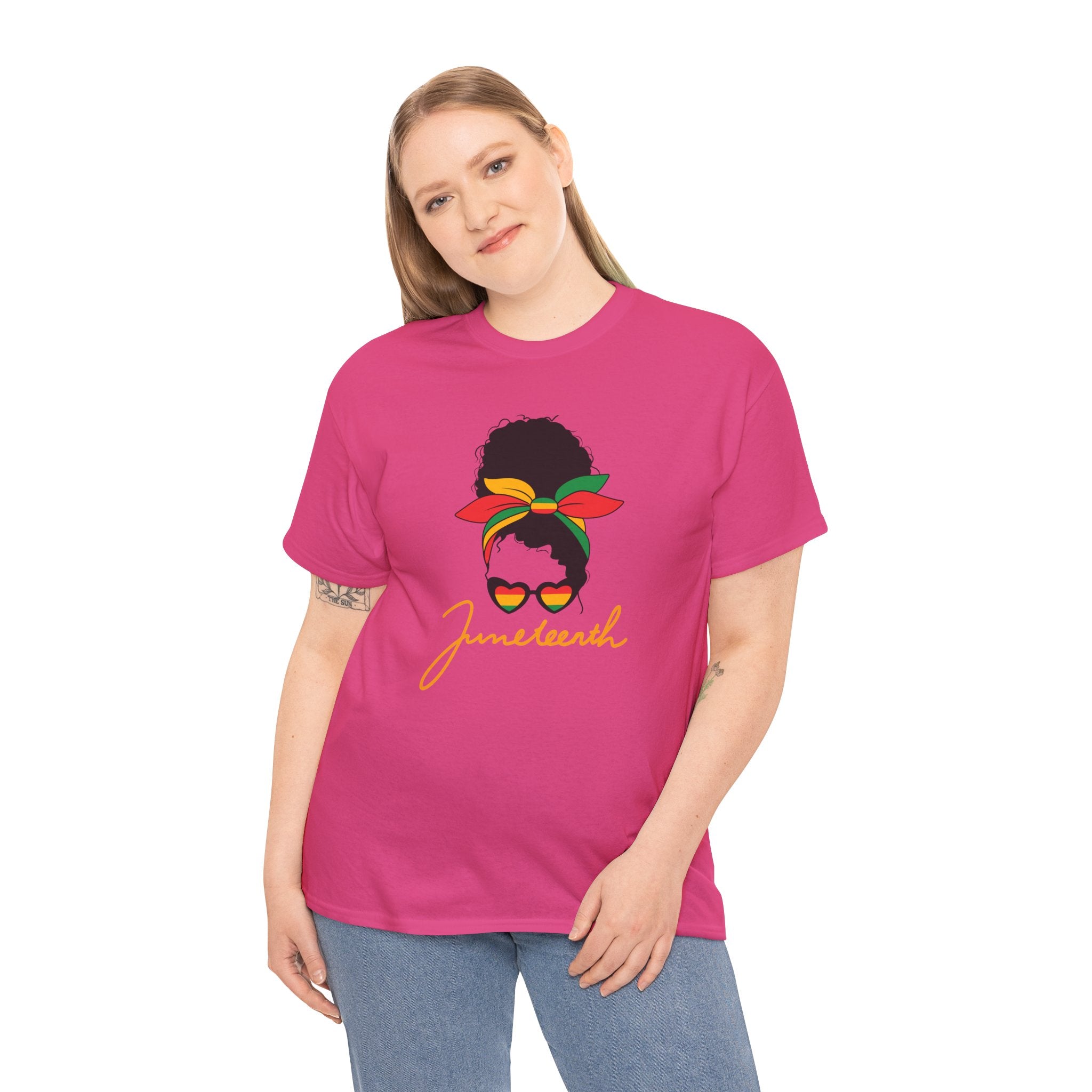 Juneteenth Afro Puff Tee — Juneteenth Celebration T-Shirt