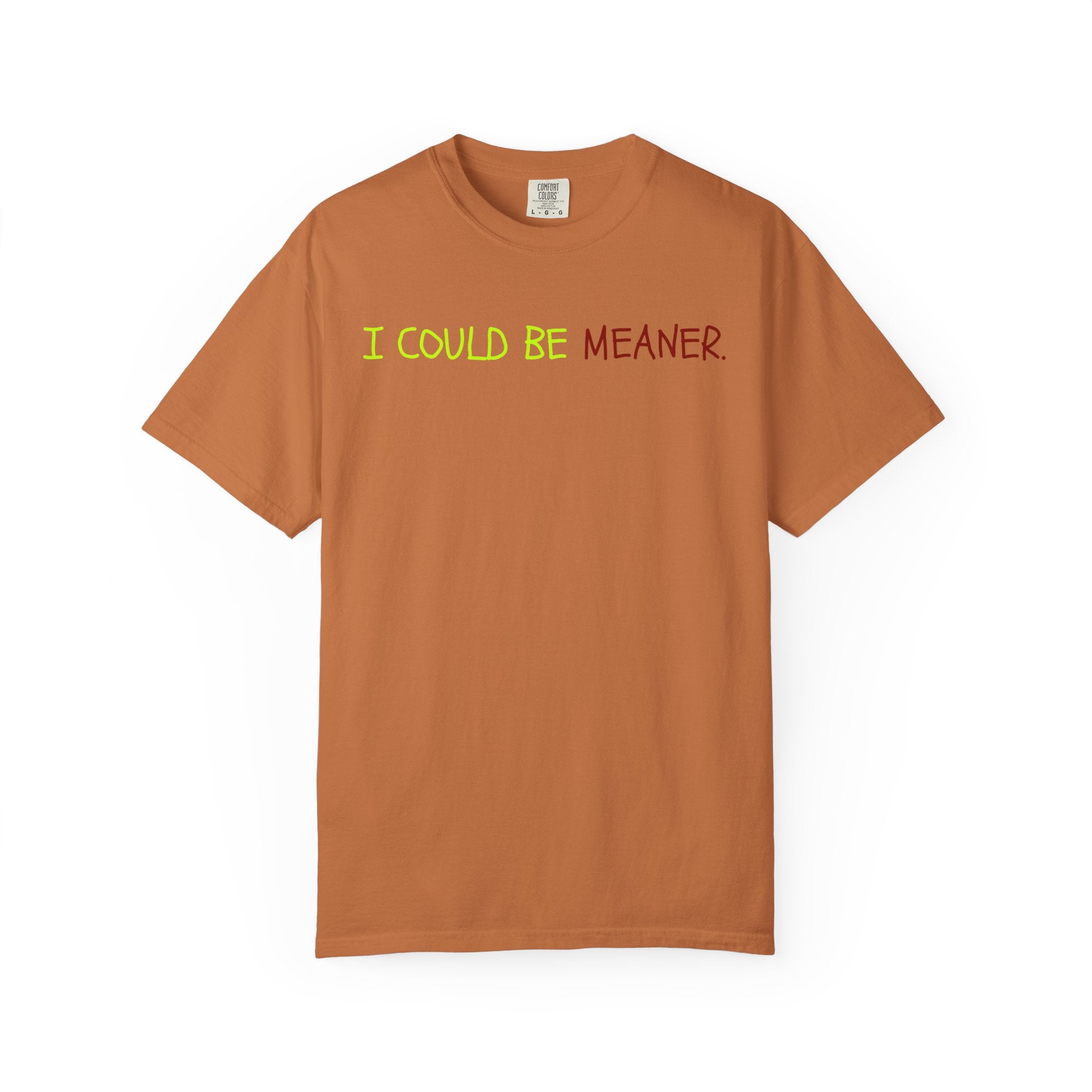 Comfort colors 1717 Template 1768370712592-I-COULD-BE-MEANER