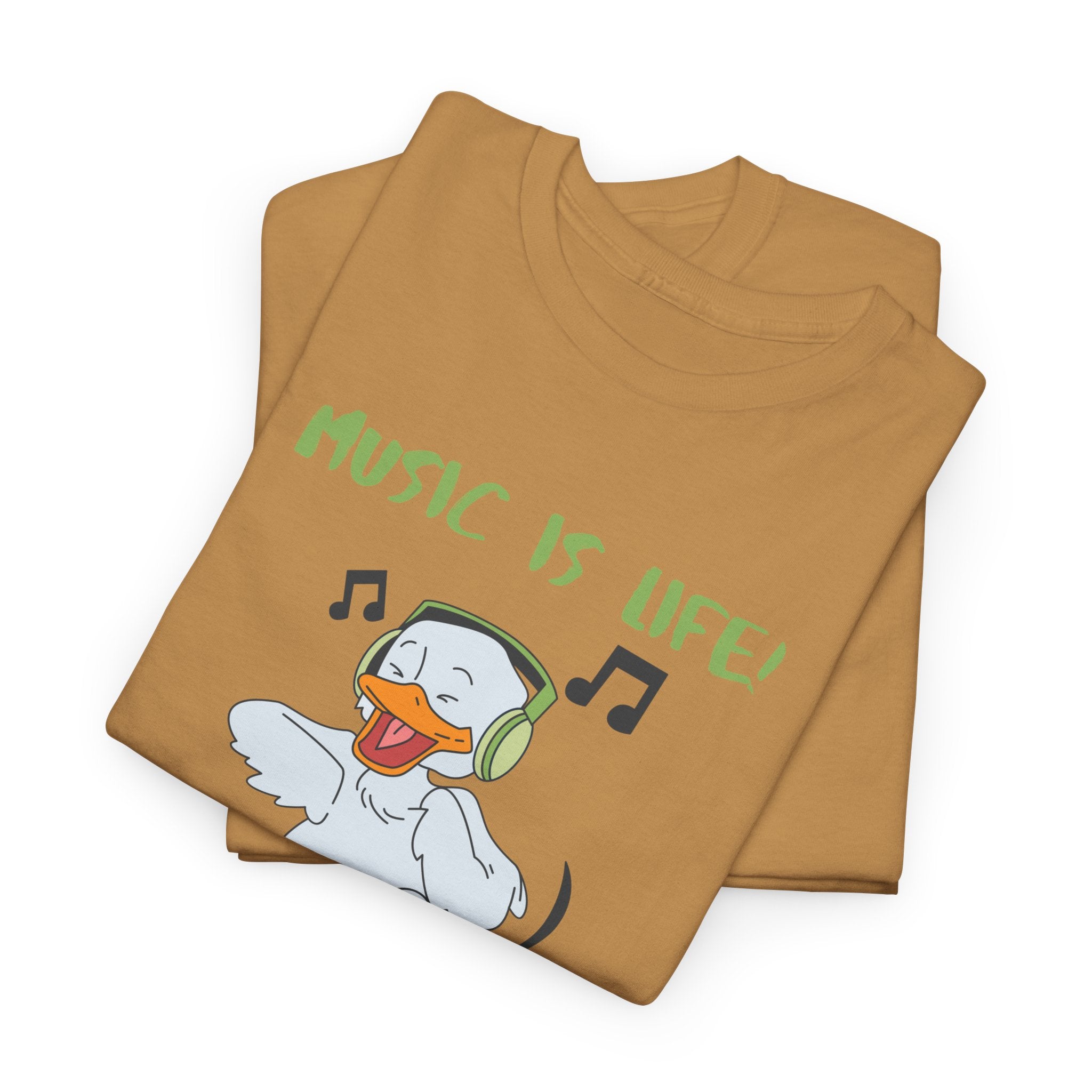 Music Is Life Duck T‑Shirt