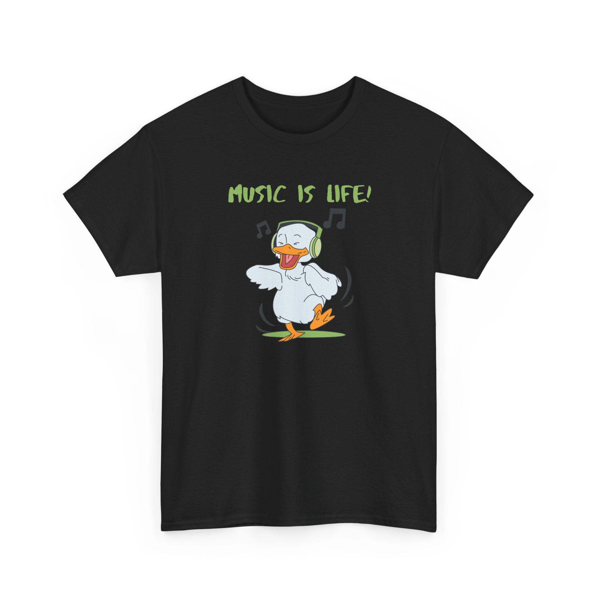 Music Is Life Duck T‑Shirt